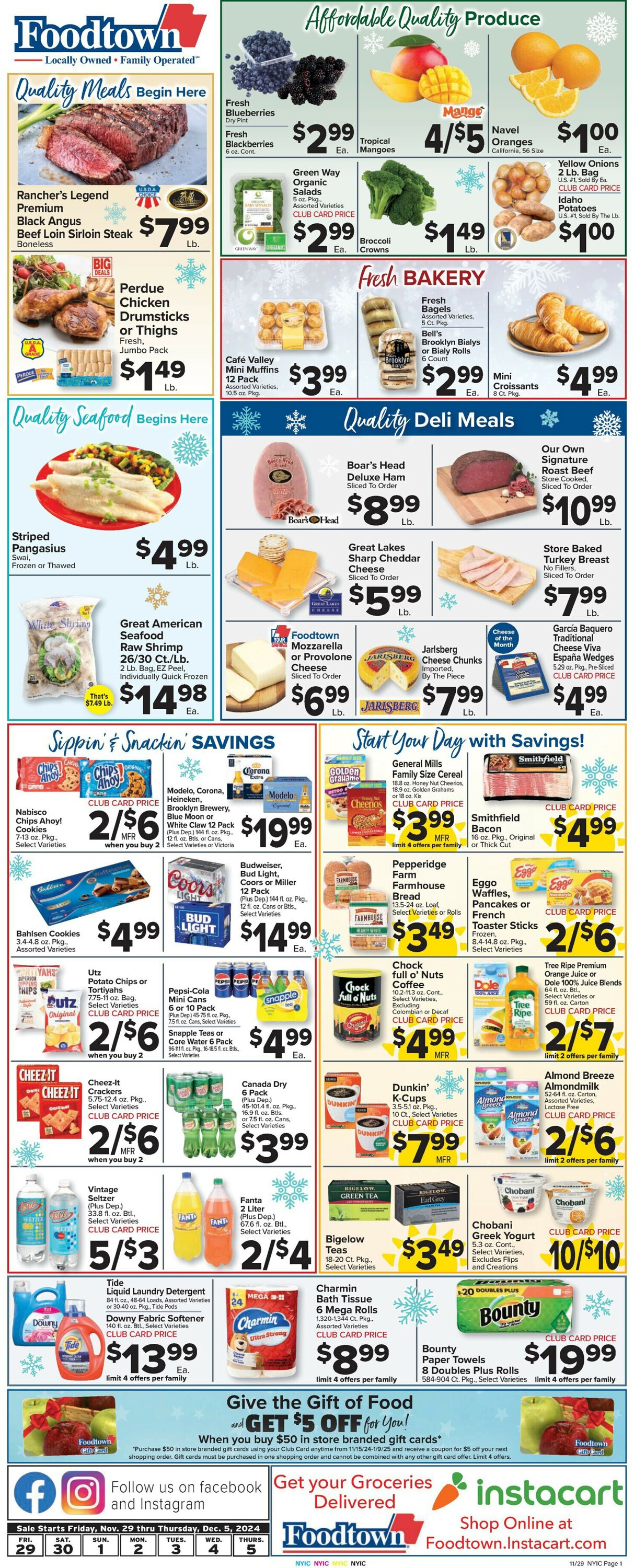 Catalogue Foodtown from 11/29/2024