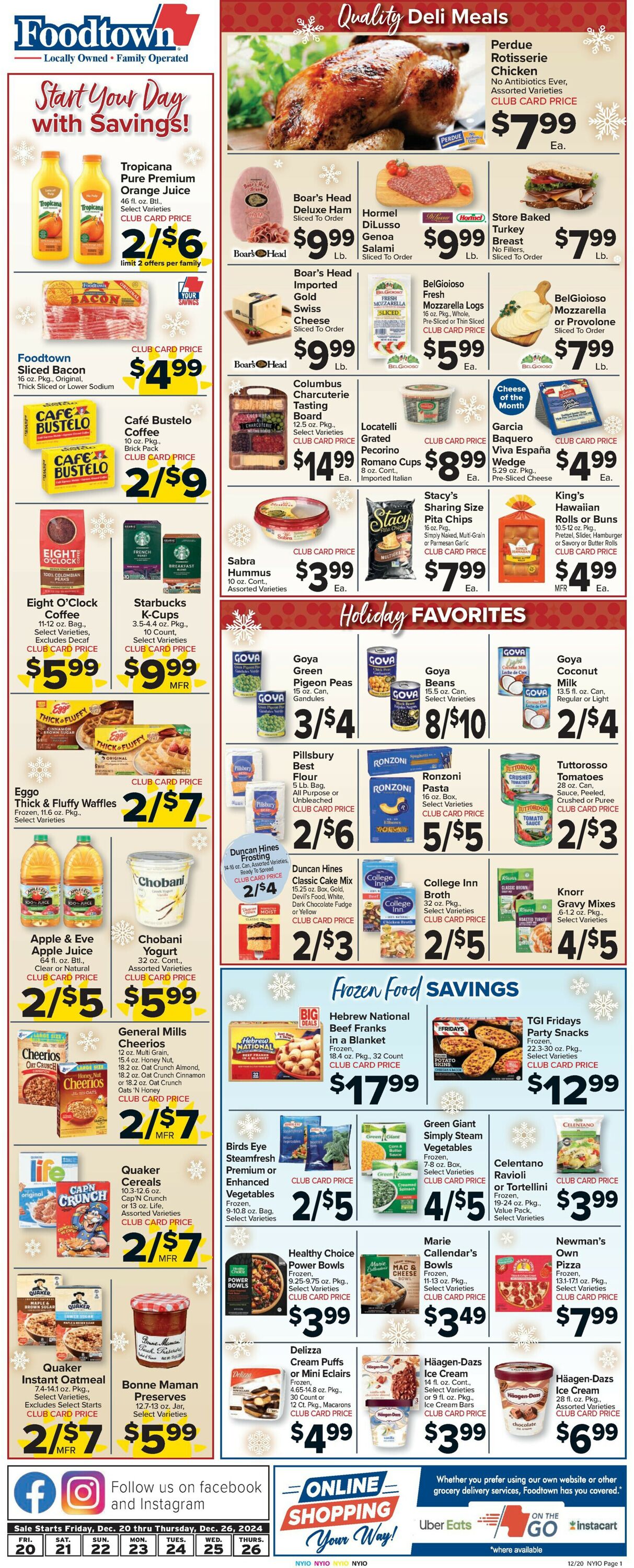 Catalogue Foodtown from 12/20/2024