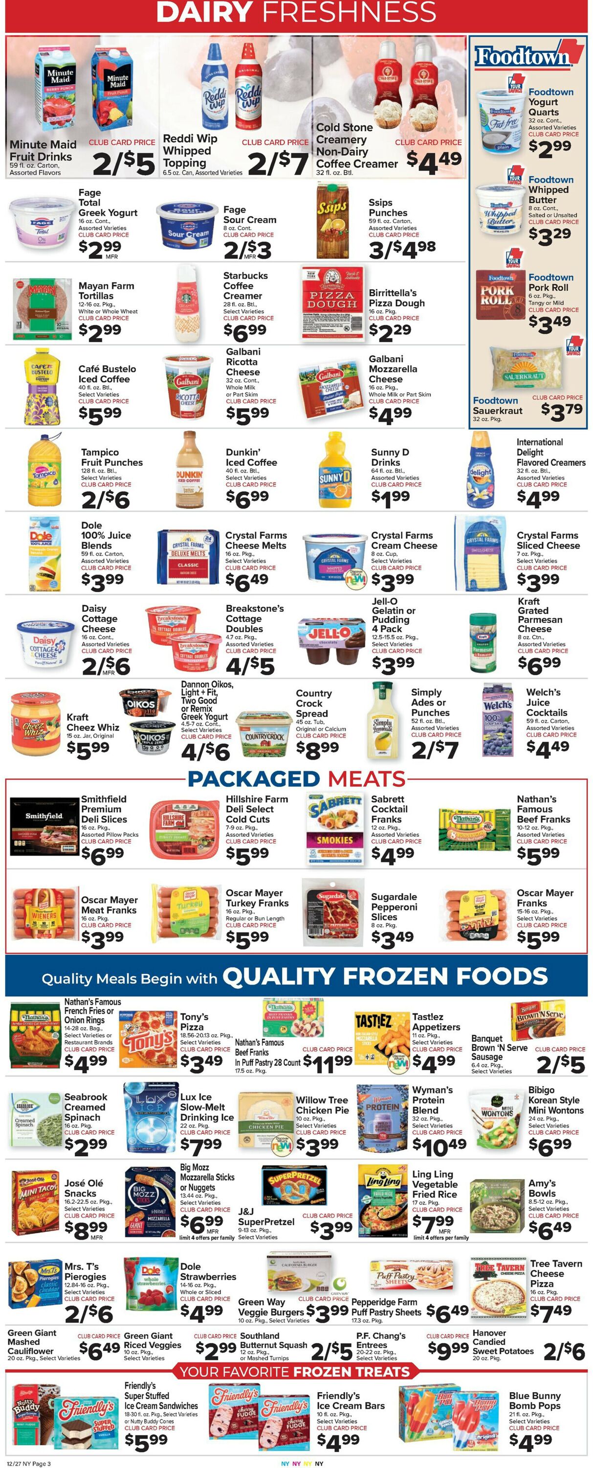 Catalogue Foodtown from 12/27/2024