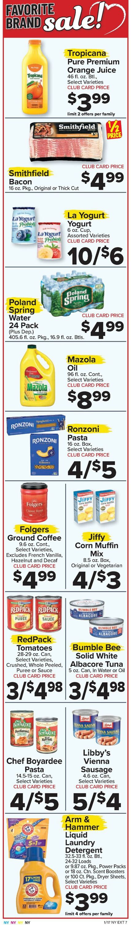 Catalogue Foodtown from 01/17/2025