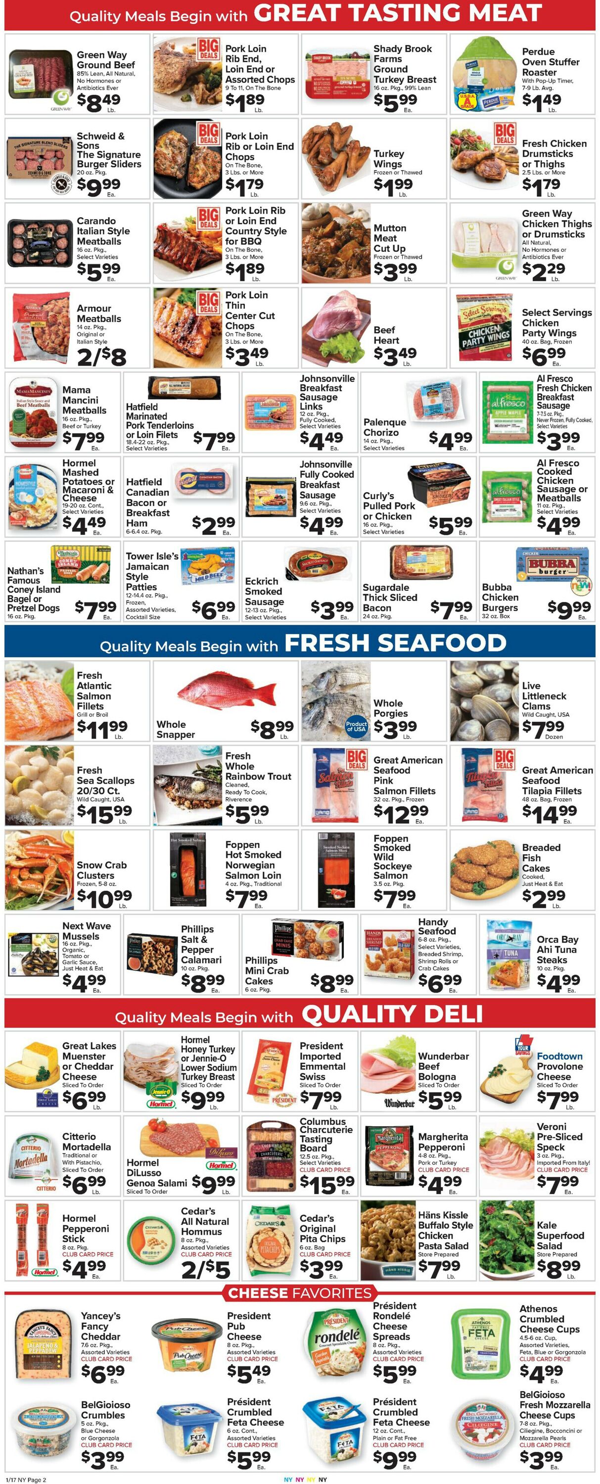 Catalogue Foodtown from 01/17/2025