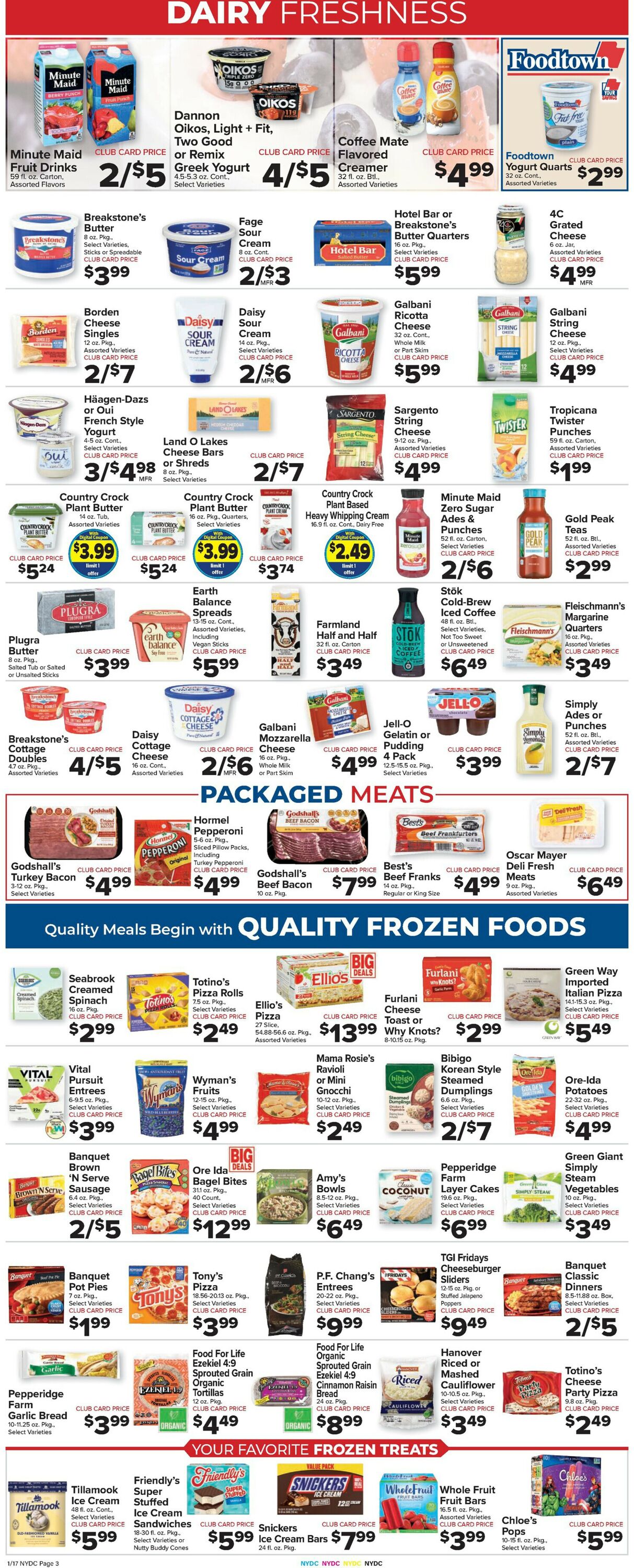 Catalogue Foodtown from 01/17/2025