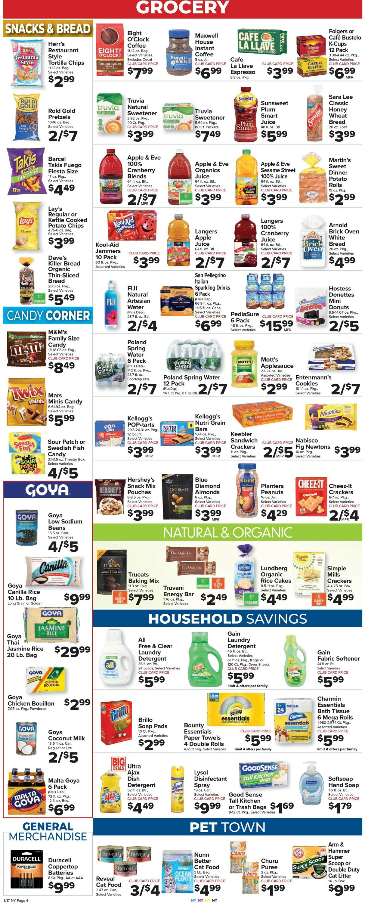 Catalogue Foodtown from 01/17/2025