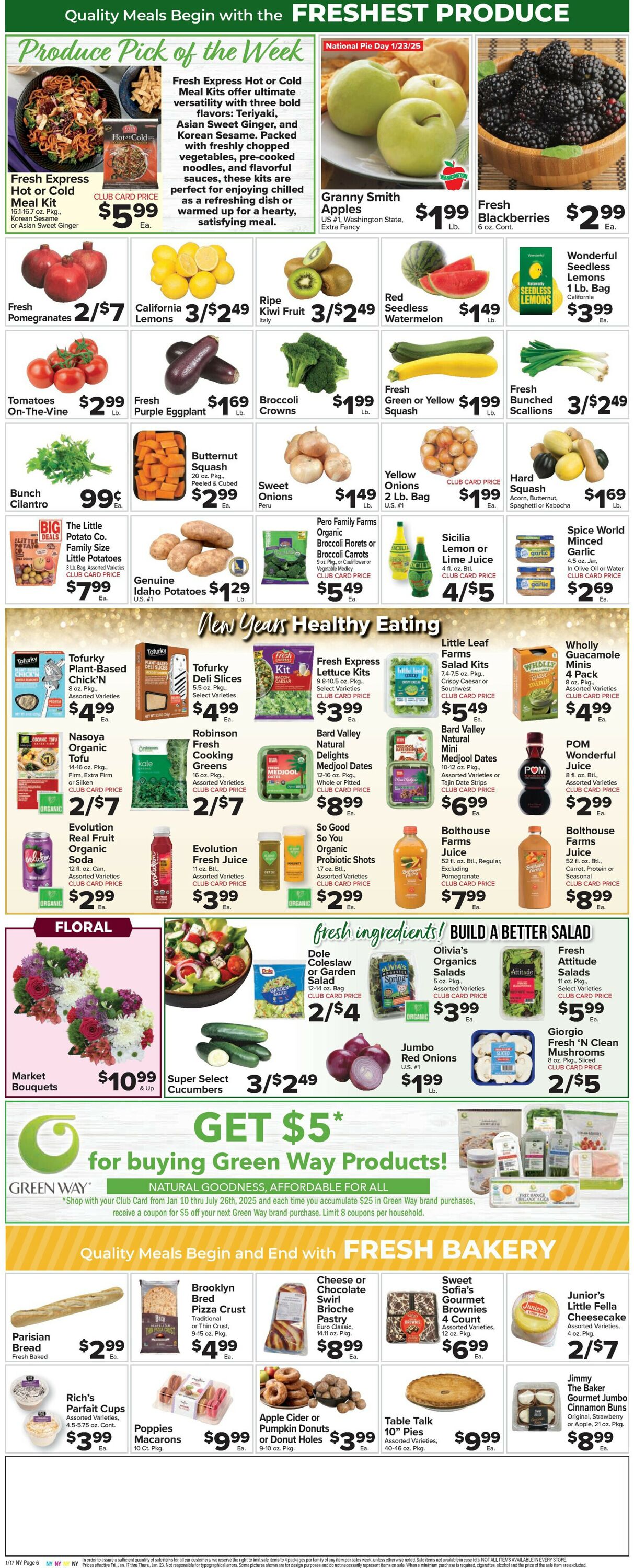 Catalogue Foodtown from 01/17/2025