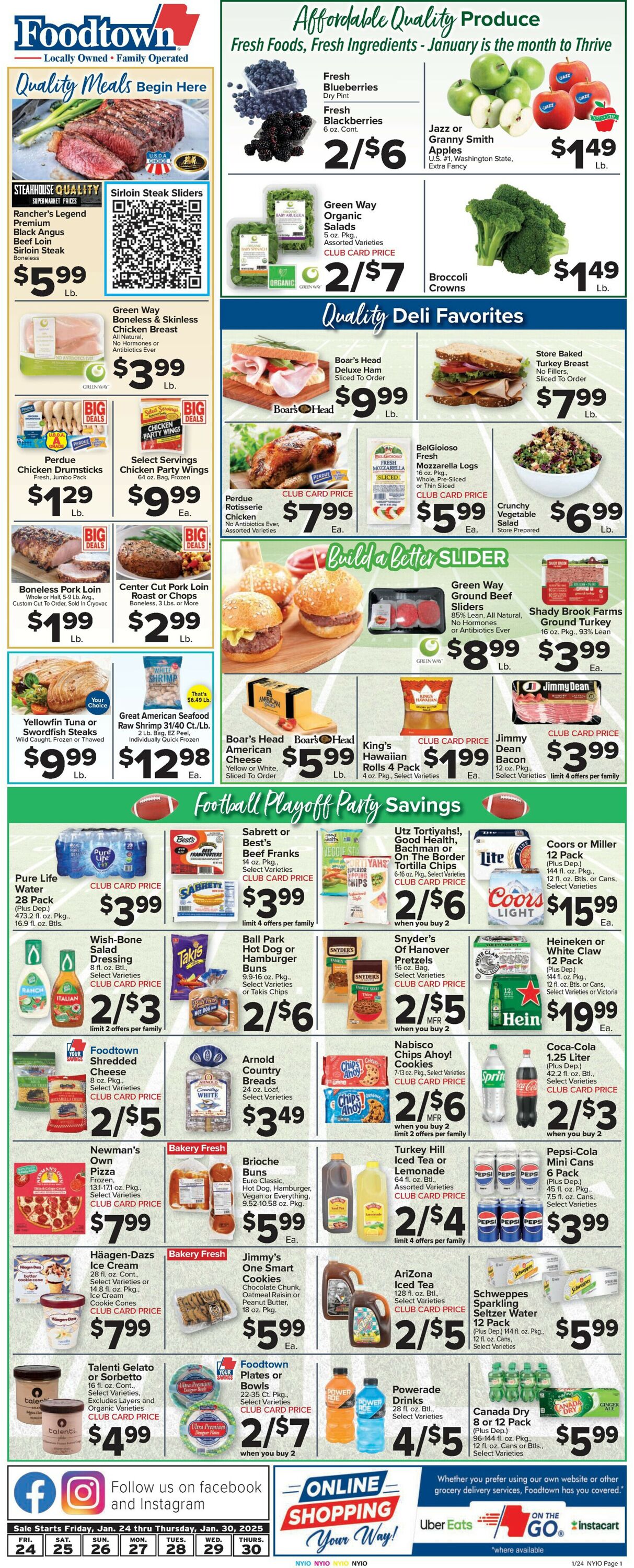 Catalogue Foodtown from 01/24/2025