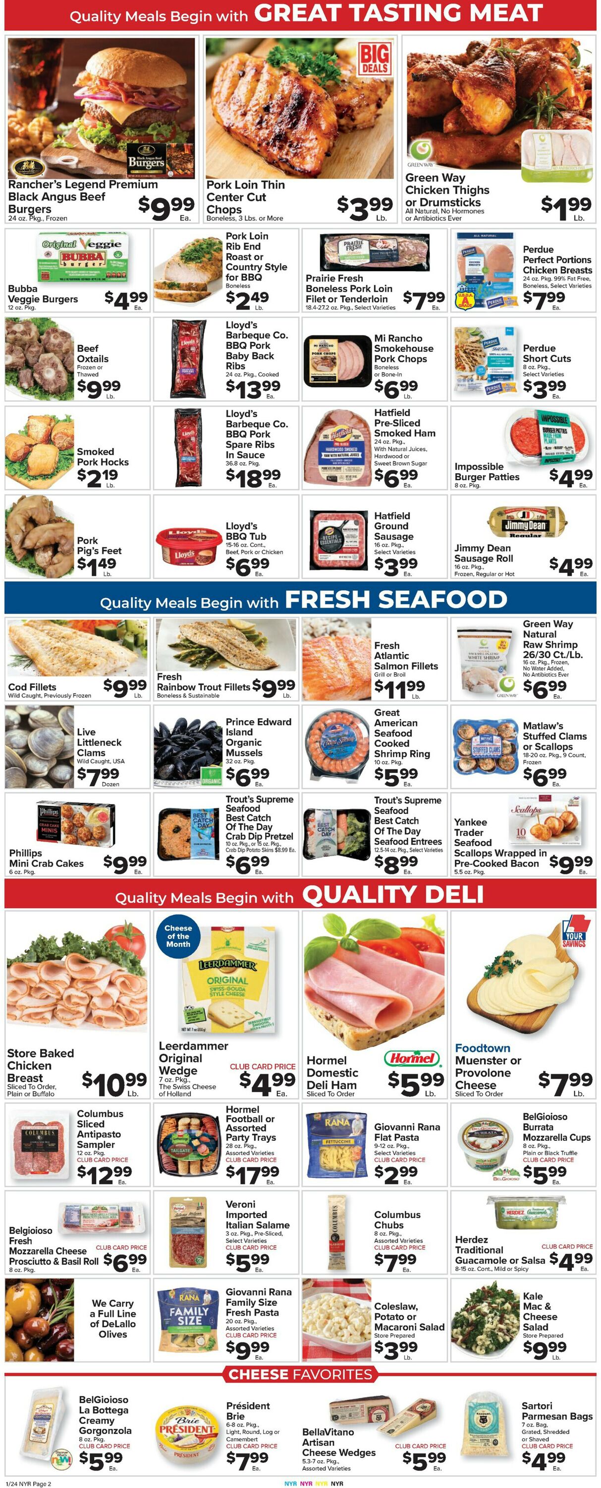 Catalogue Foodtown from 01/24/2025