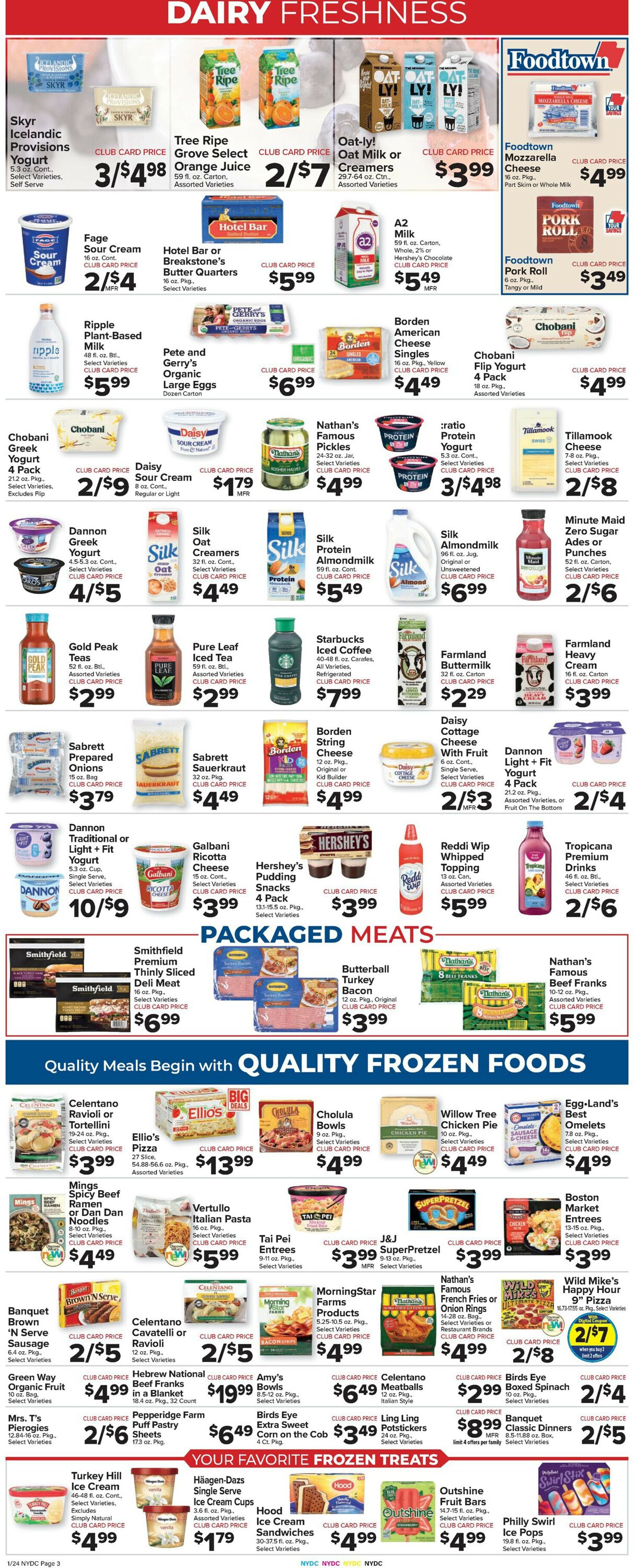 Catalogue Foodtown from 01/24/2025