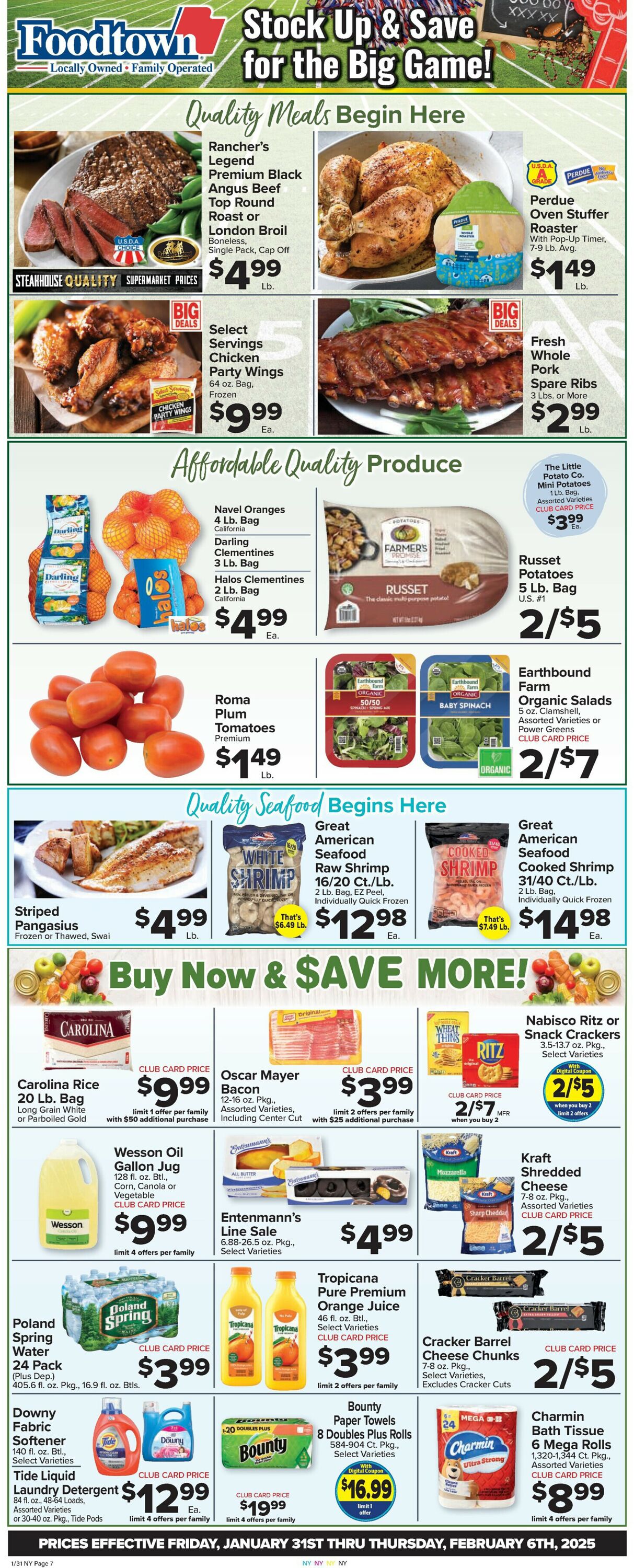 Catalogue Foodtown from 01/31/2025