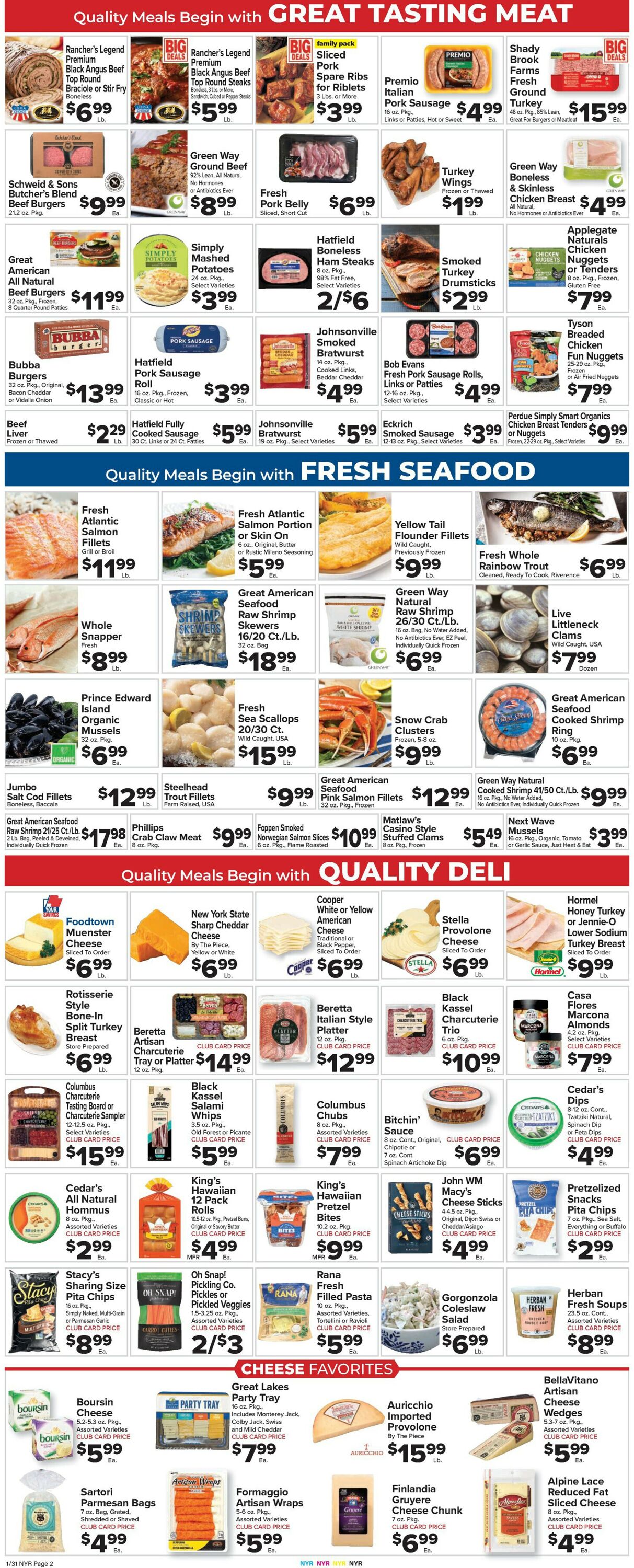 Catalogue Foodtown from 01/31/2025