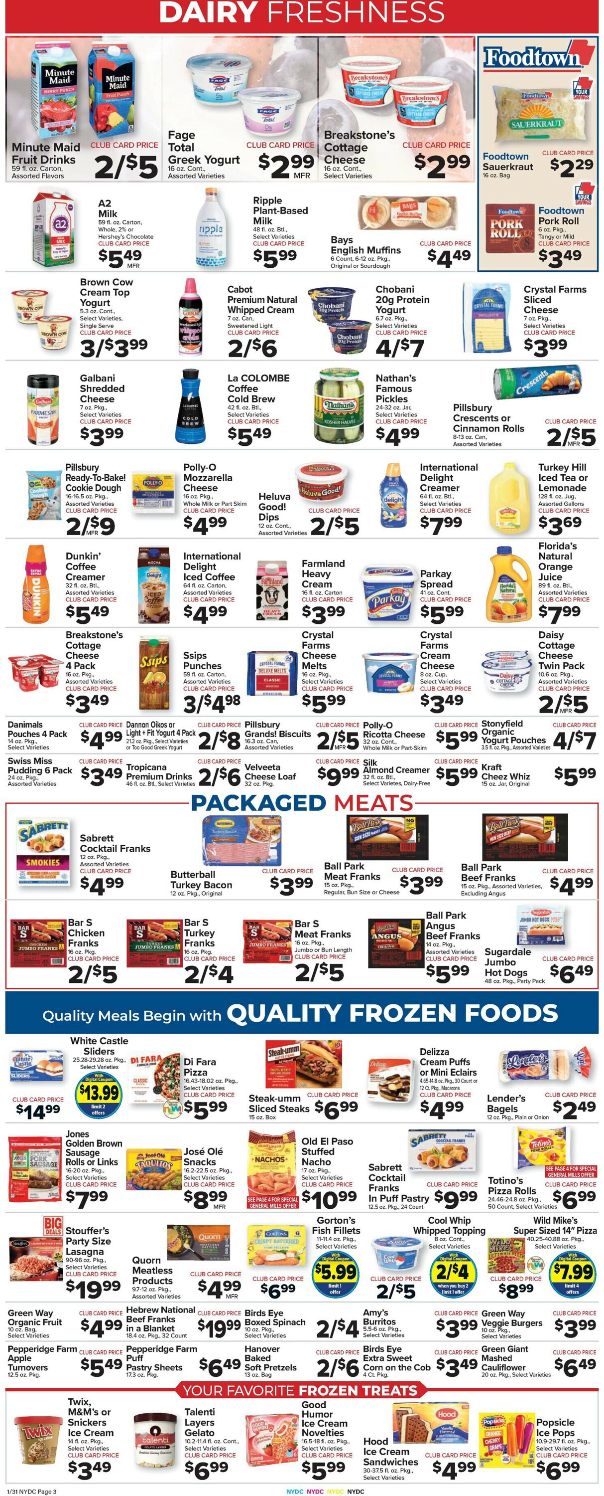 Catalogue Foodtown from 01/31/2025