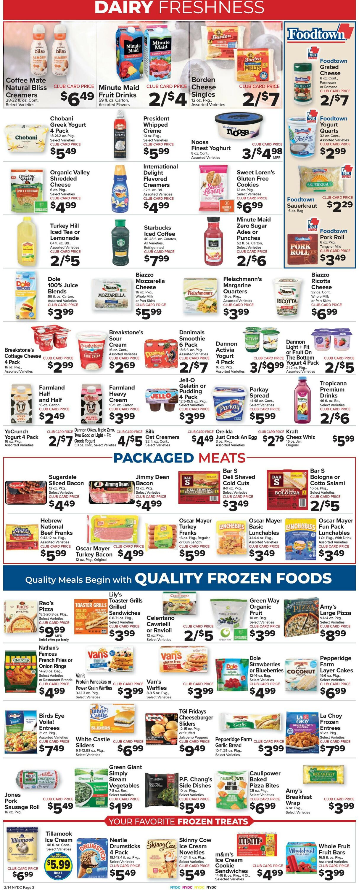 Catalogue Foodtown from 02/14/2025