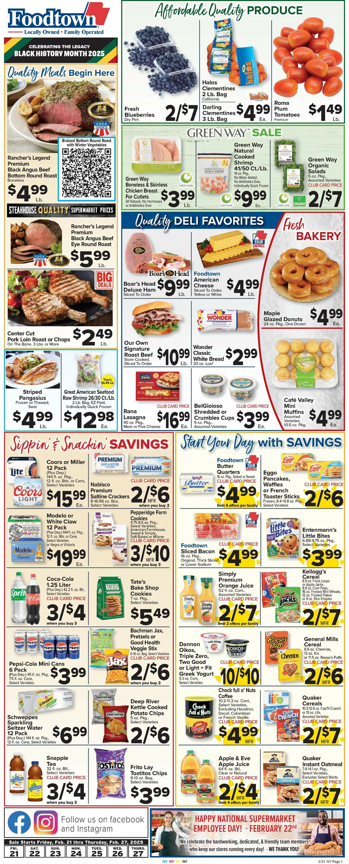 Catalogue Foodtown from 02/21/2025