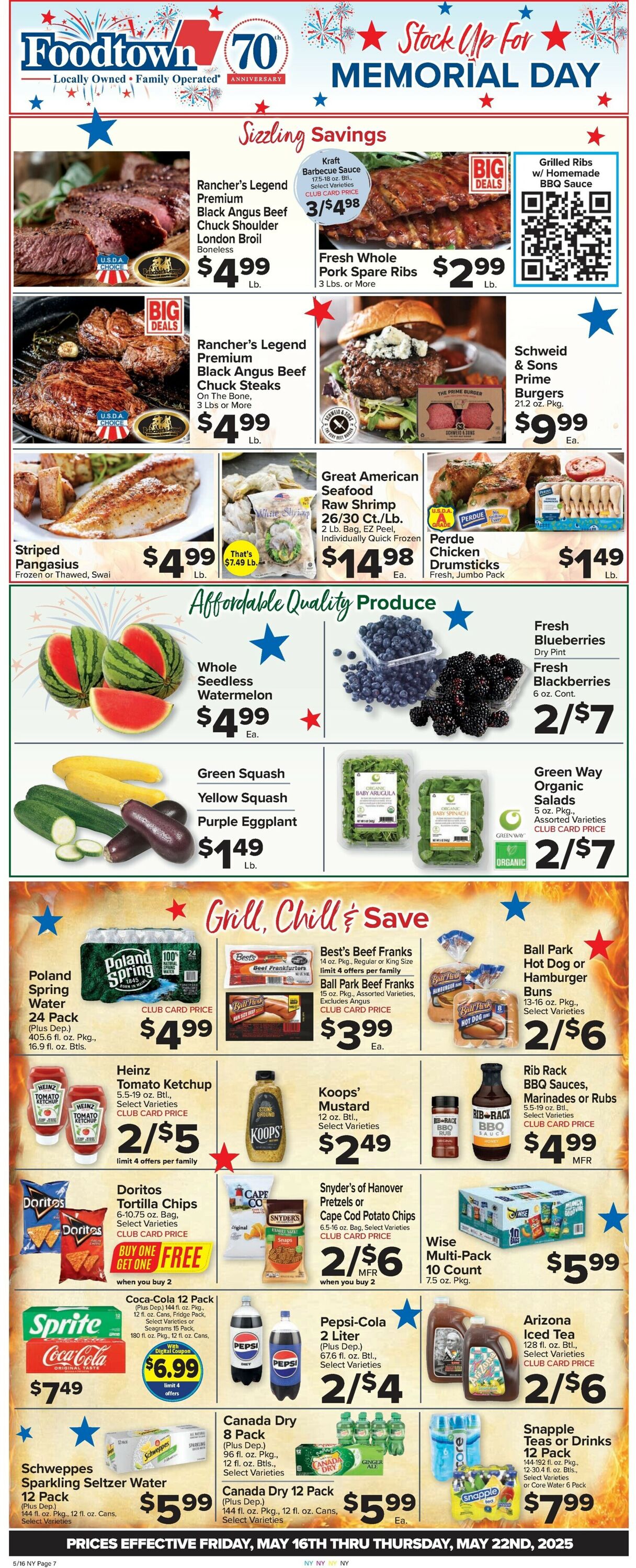 Catalogue Foodtown from 05/16/2025