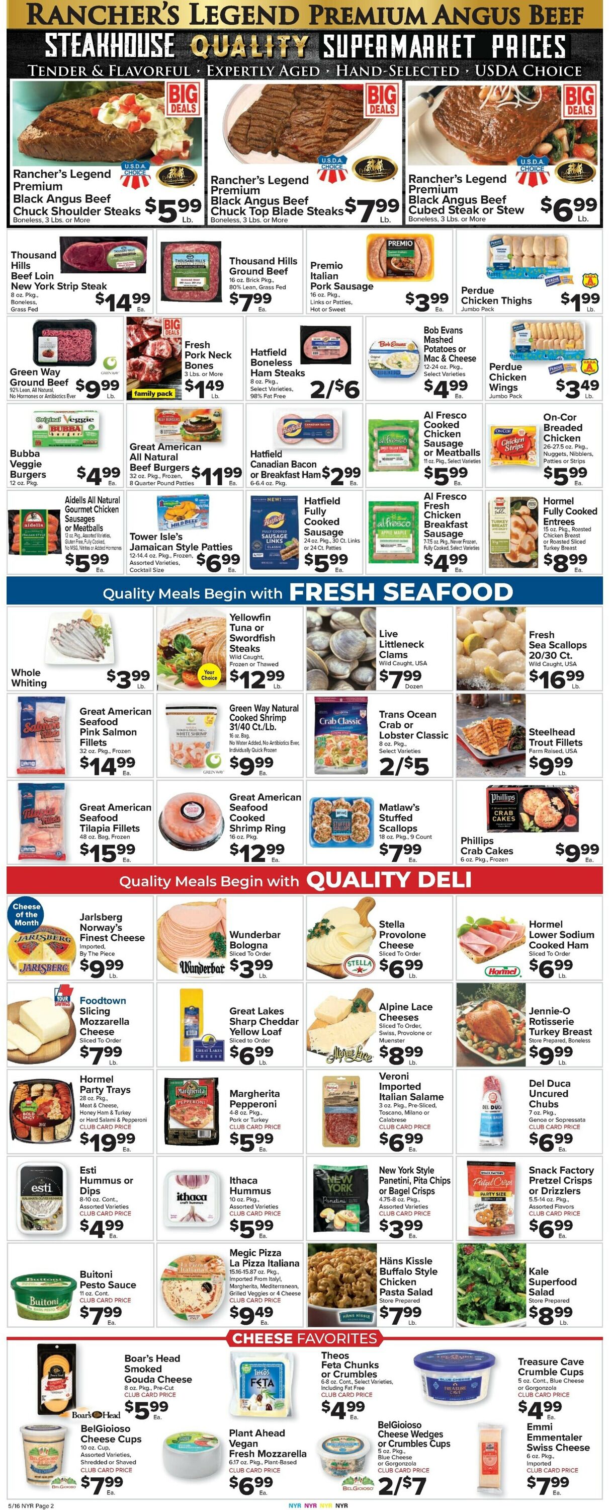 Catalogue Foodtown from 05/16/2025