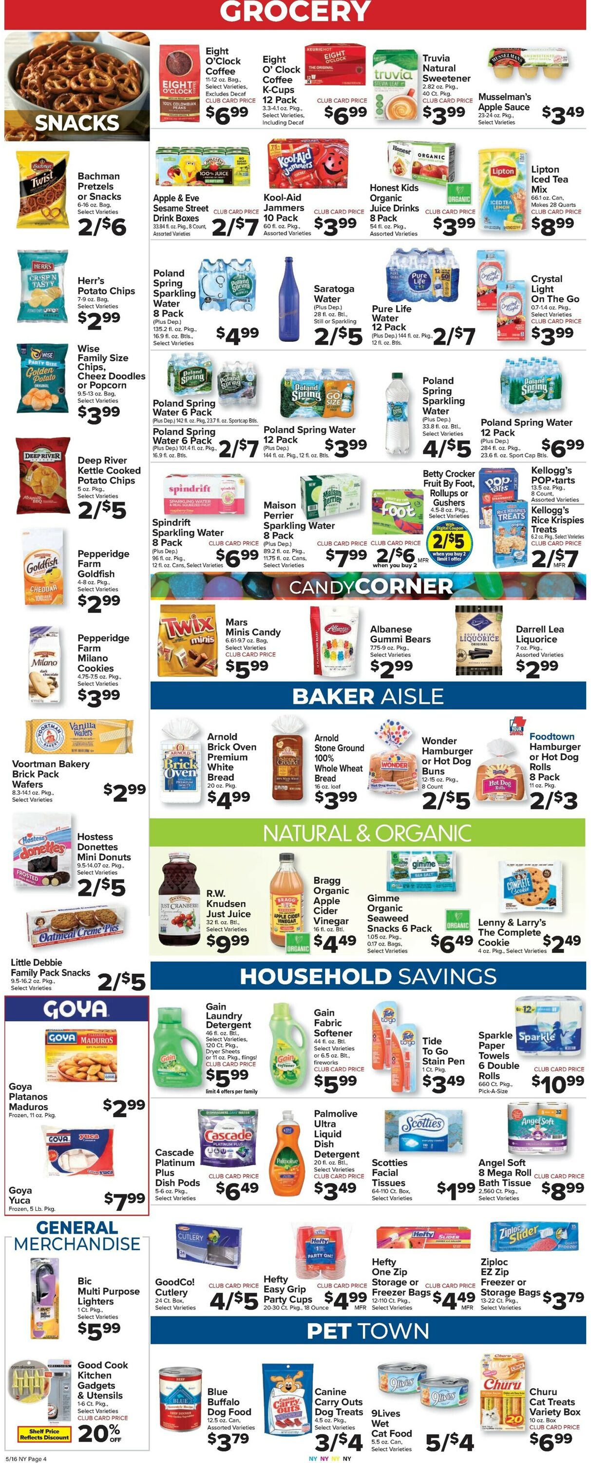 Catalogue Foodtown from 05/16/2025