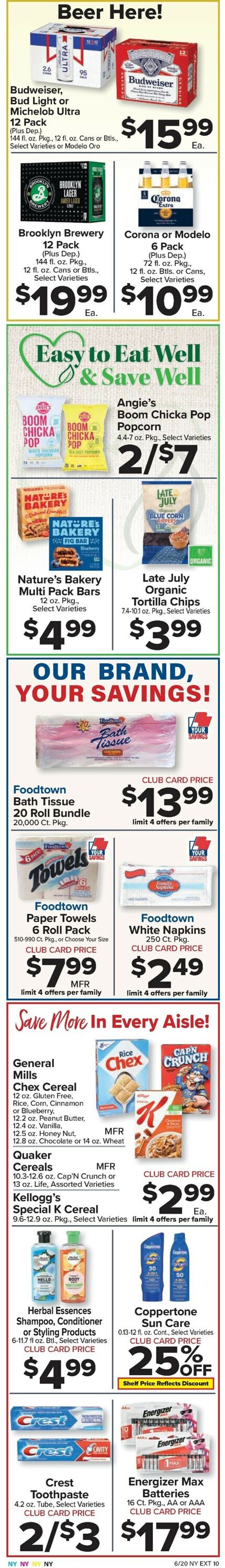 Catalogue Foodtown from 06/20/2025