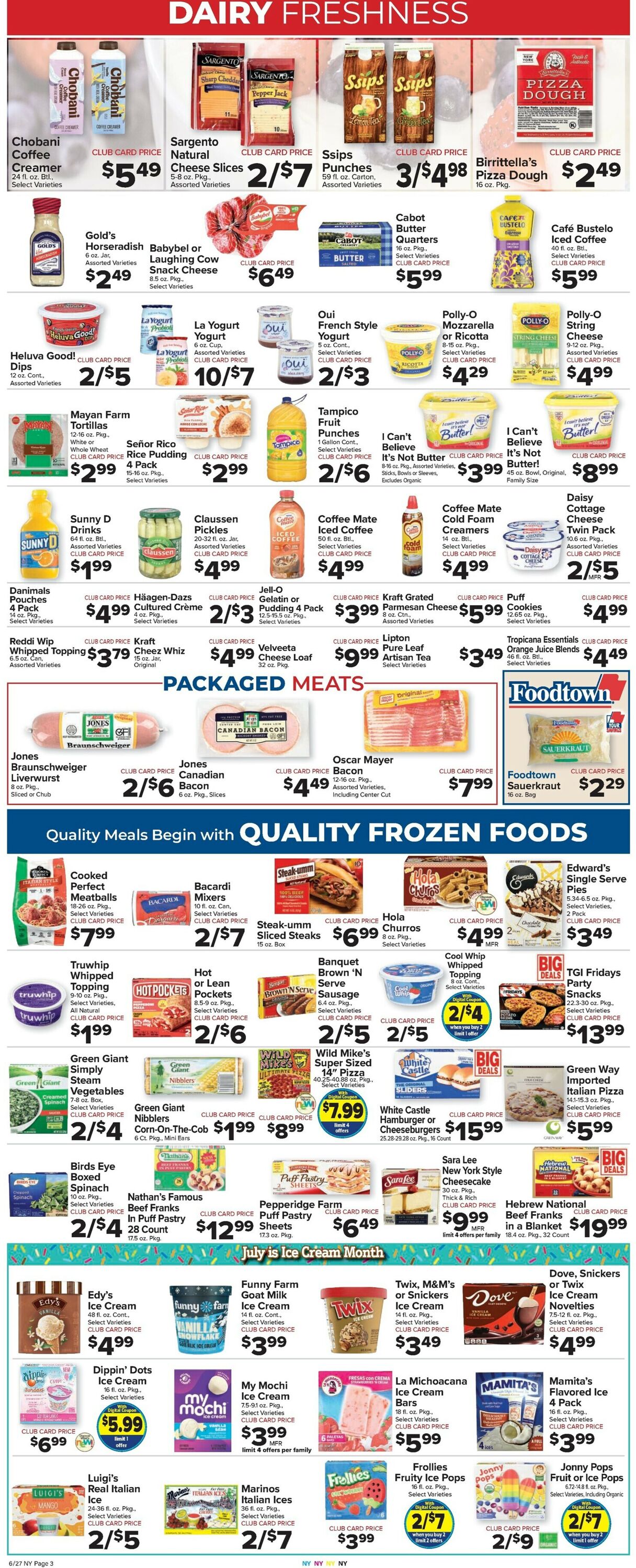 Catalogue Foodtown from 06/27/2025