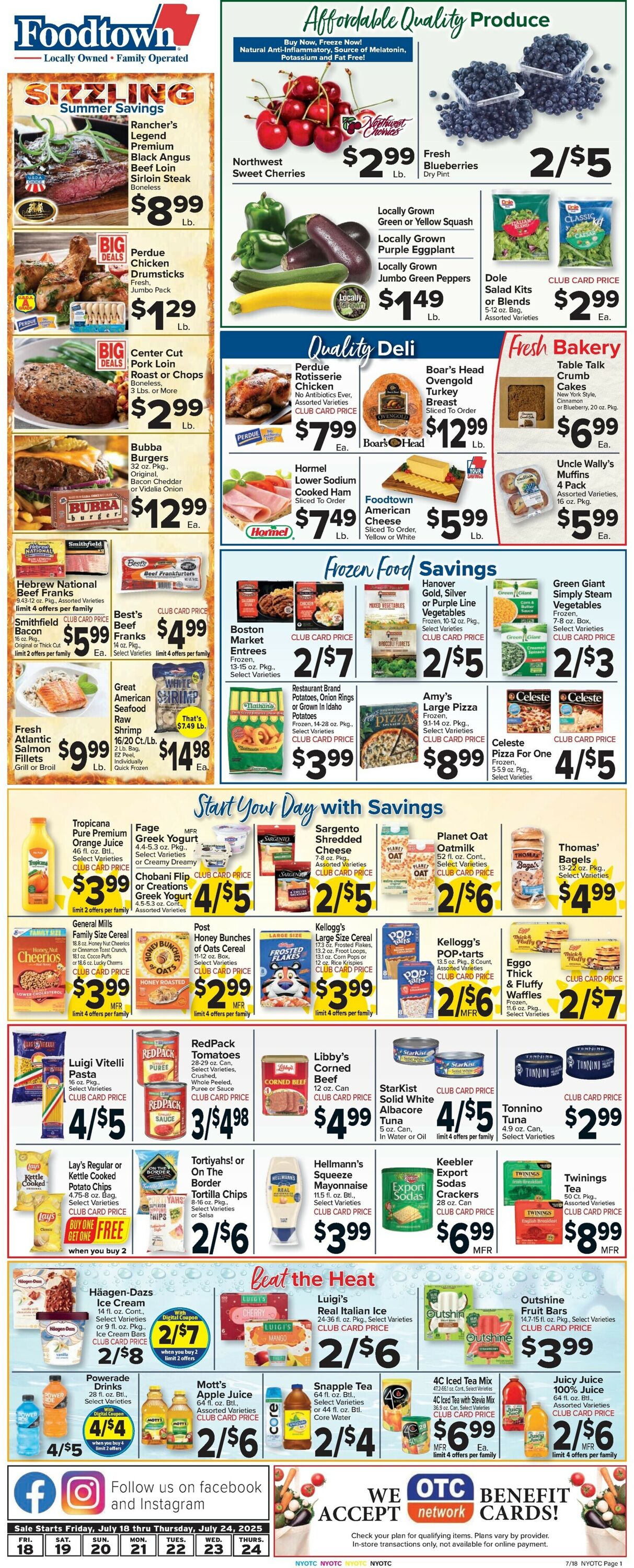 Catalogue Foodtown from 07/18/2025