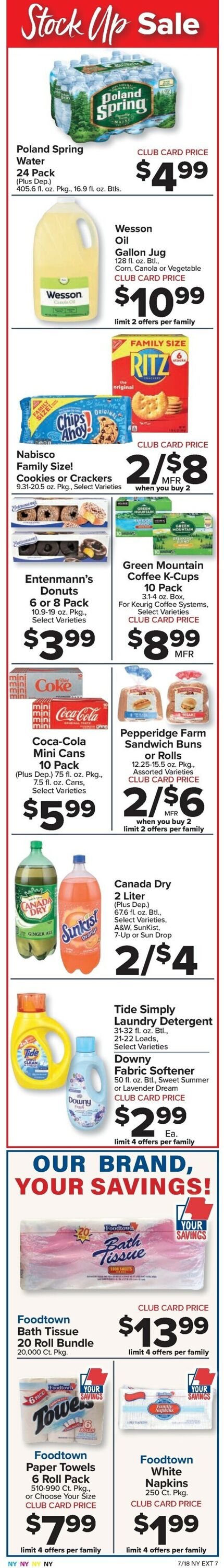 Catalogue Foodtown from 07/18/2025