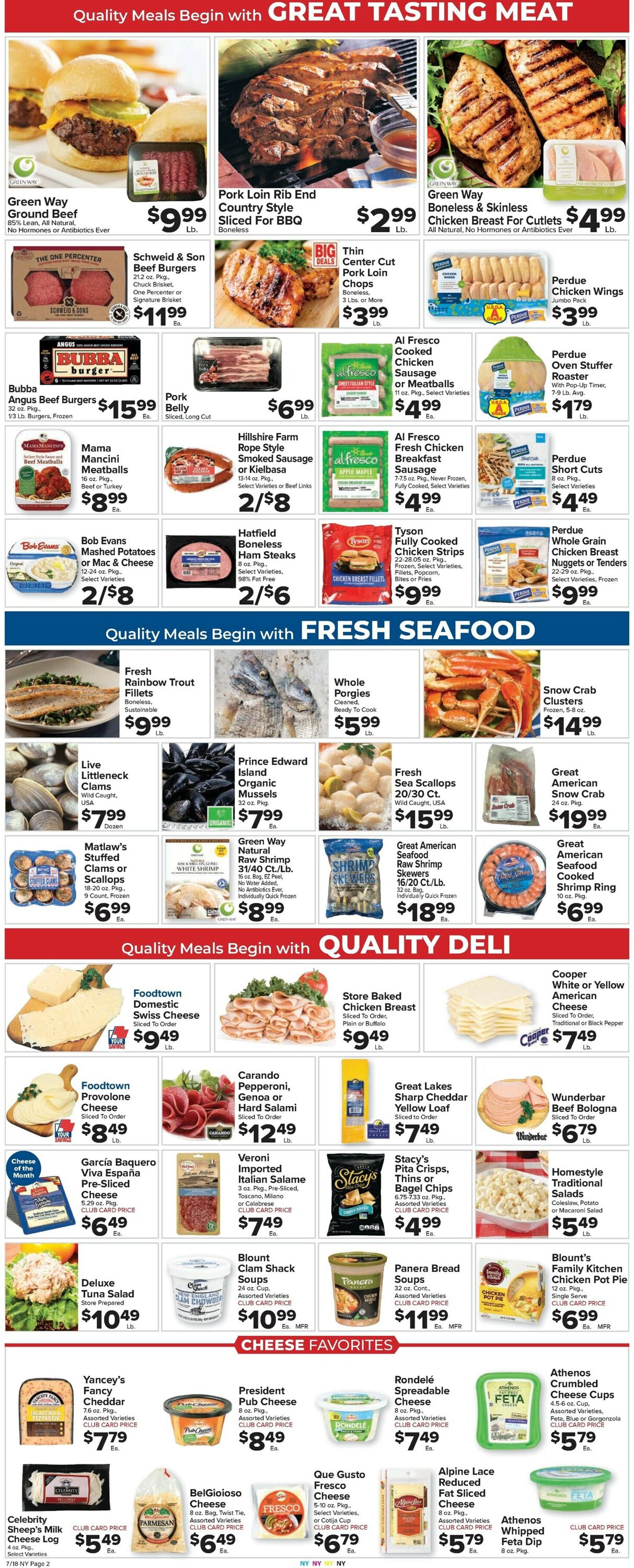 Catalogue Foodtown from 07/18/2025