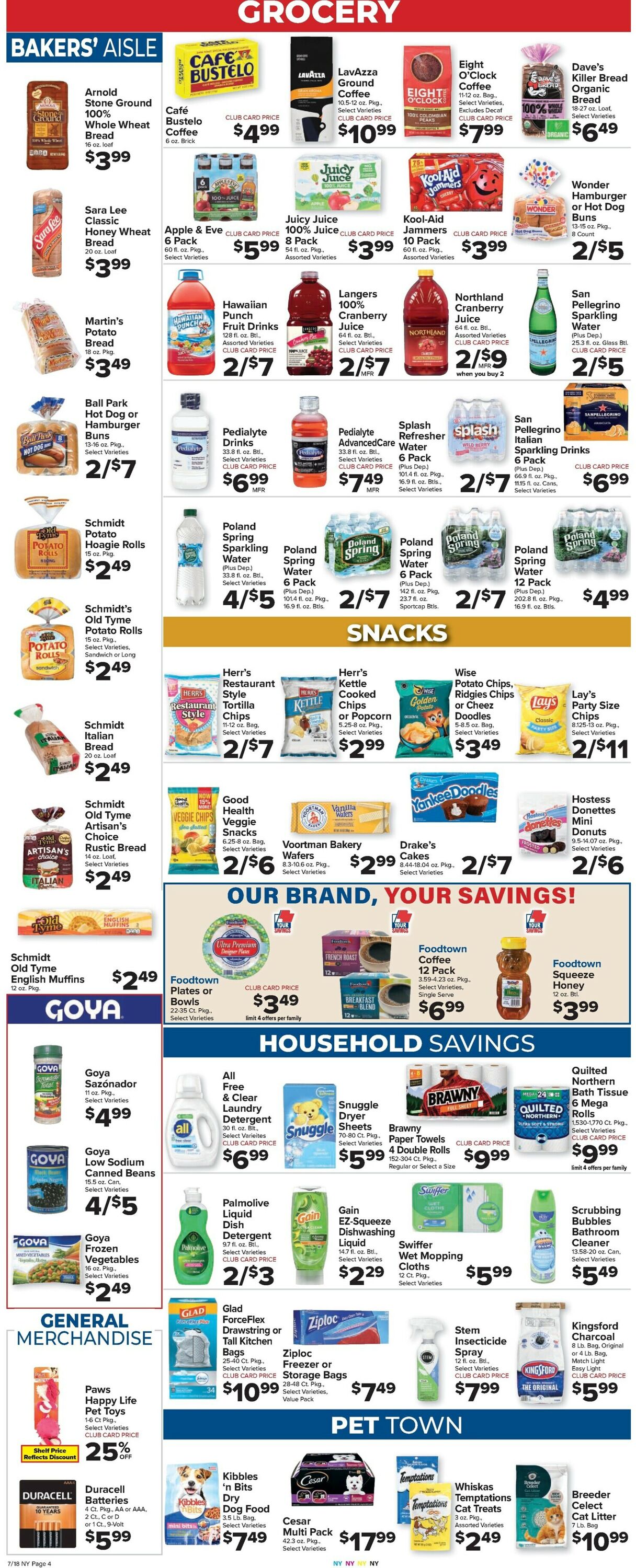 Catalogue Foodtown from 07/18/2025