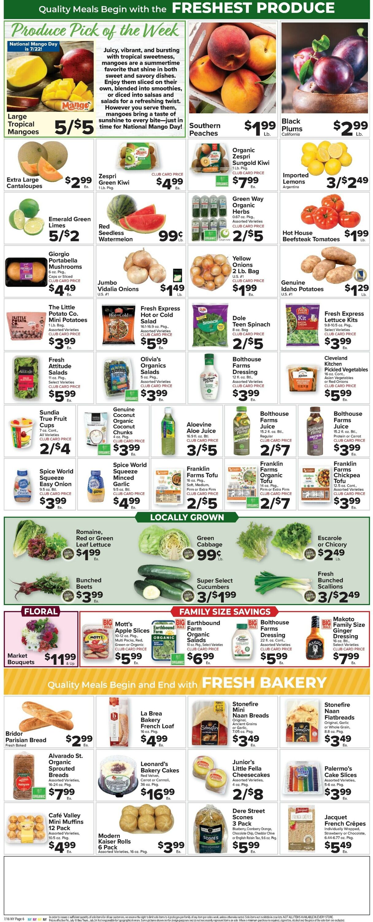 Catalogue Foodtown from 07/18/2025