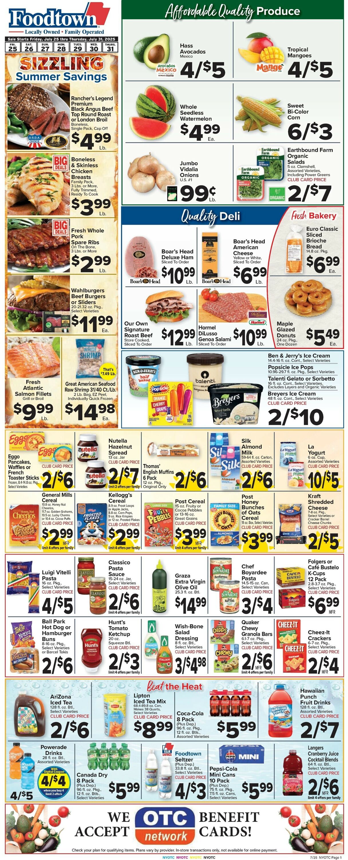 Catalogue Foodtown from 07/25/2025
