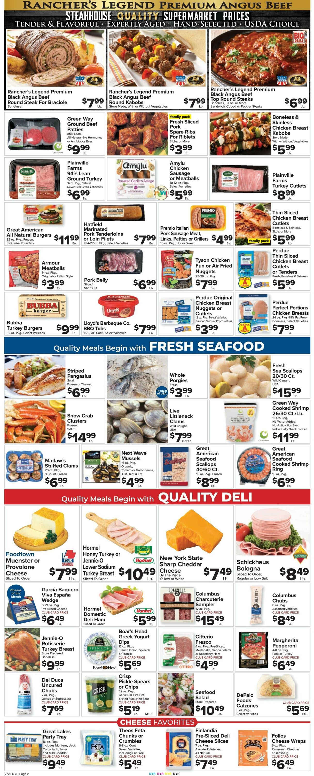 Catalogue Foodtown from 07/25/2025