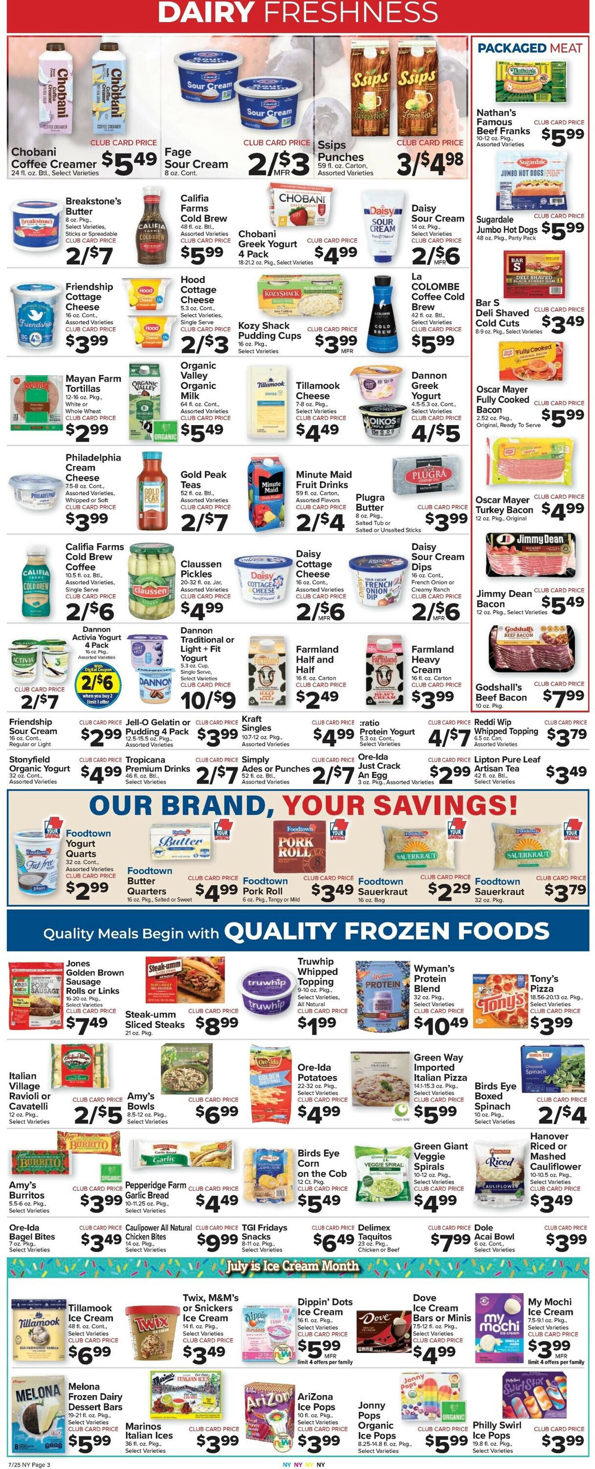 Catalogue Foodtown from 07/25/2025