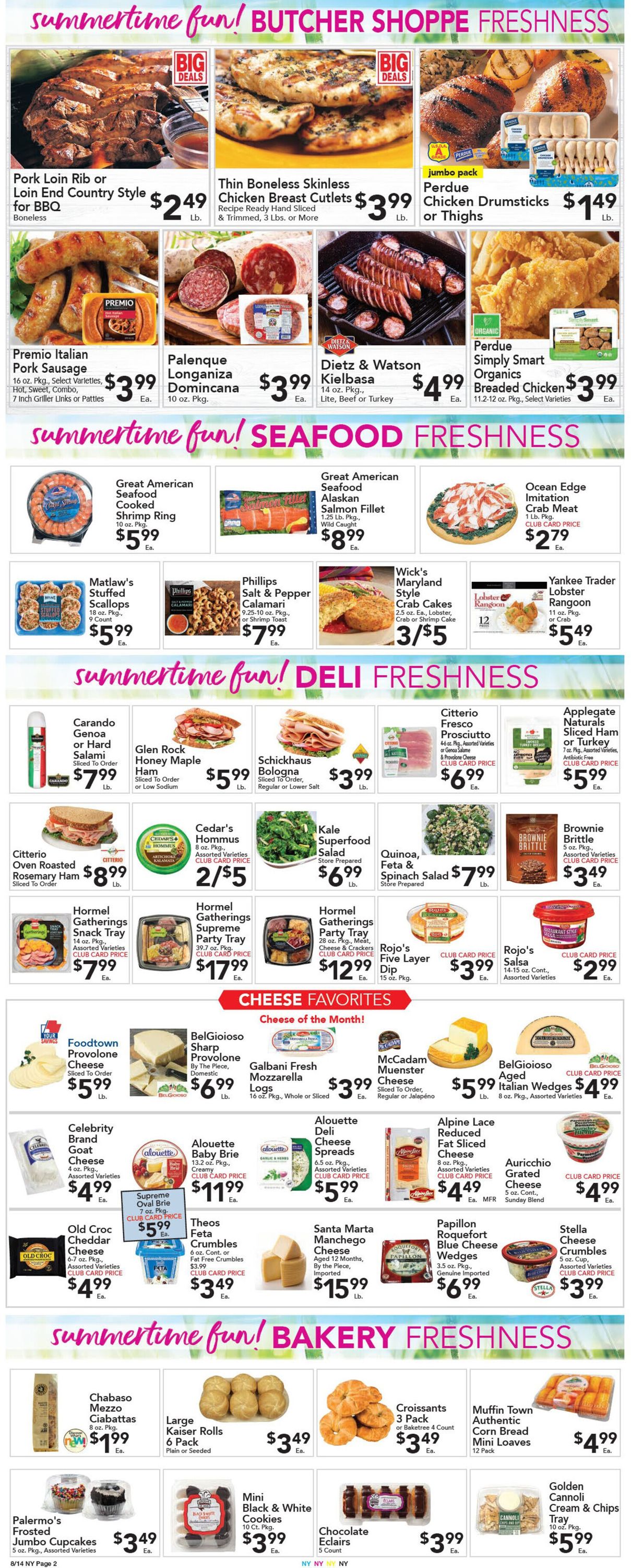Catalogue Foodtown from 08/14/2020