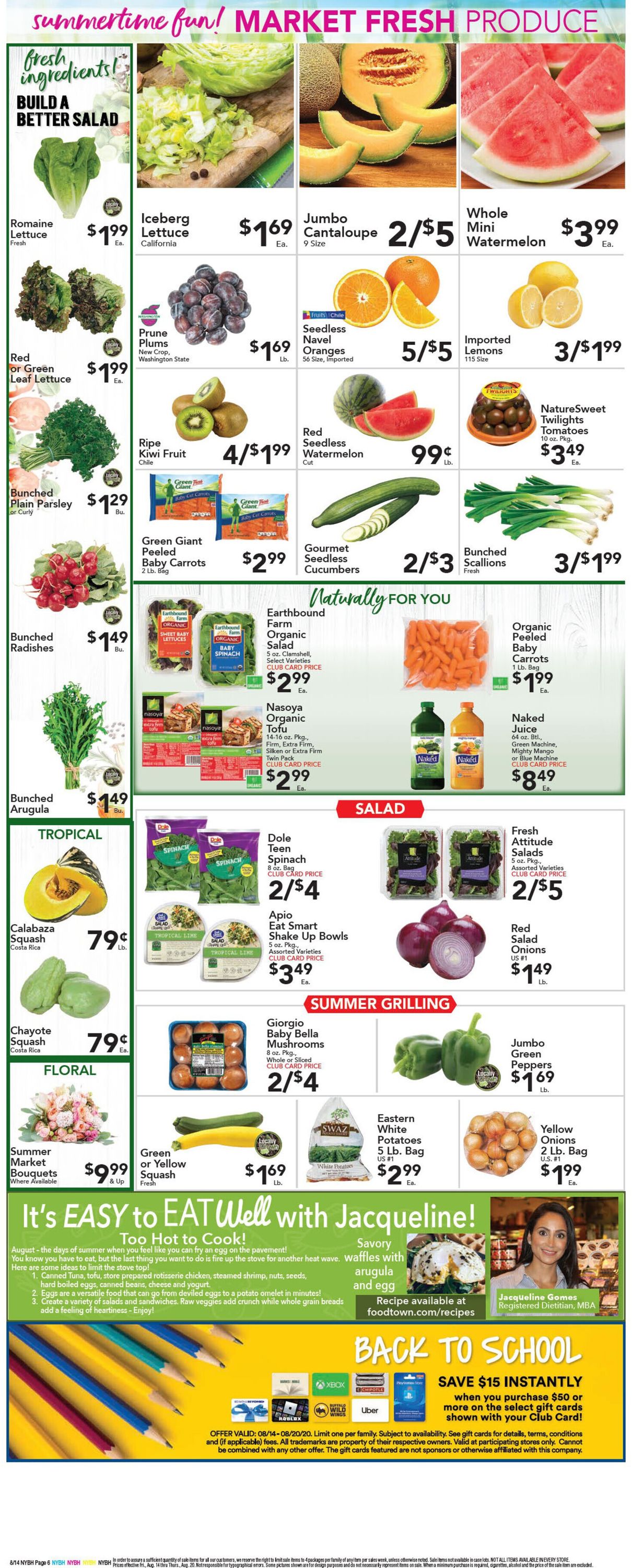 Catalogue Foodtown from 08/14/2020