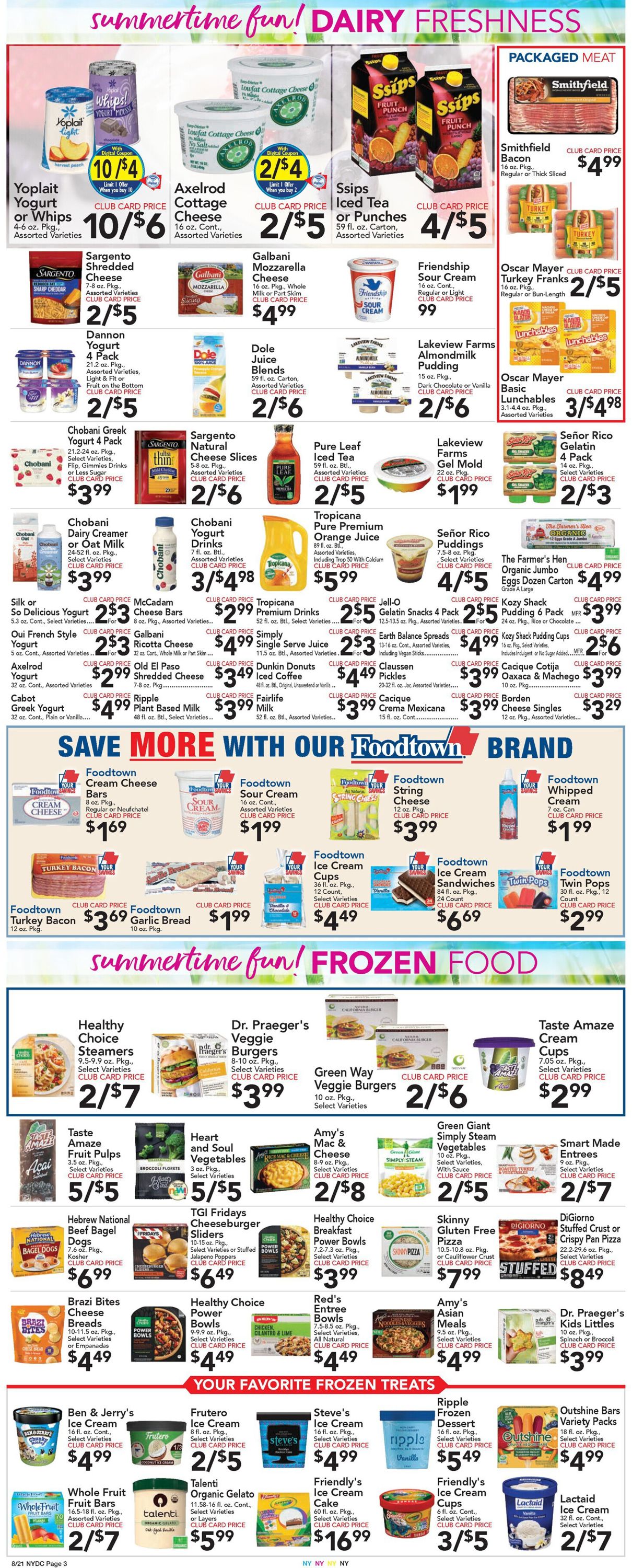 Catalogue Foodtown from 08/21/2020