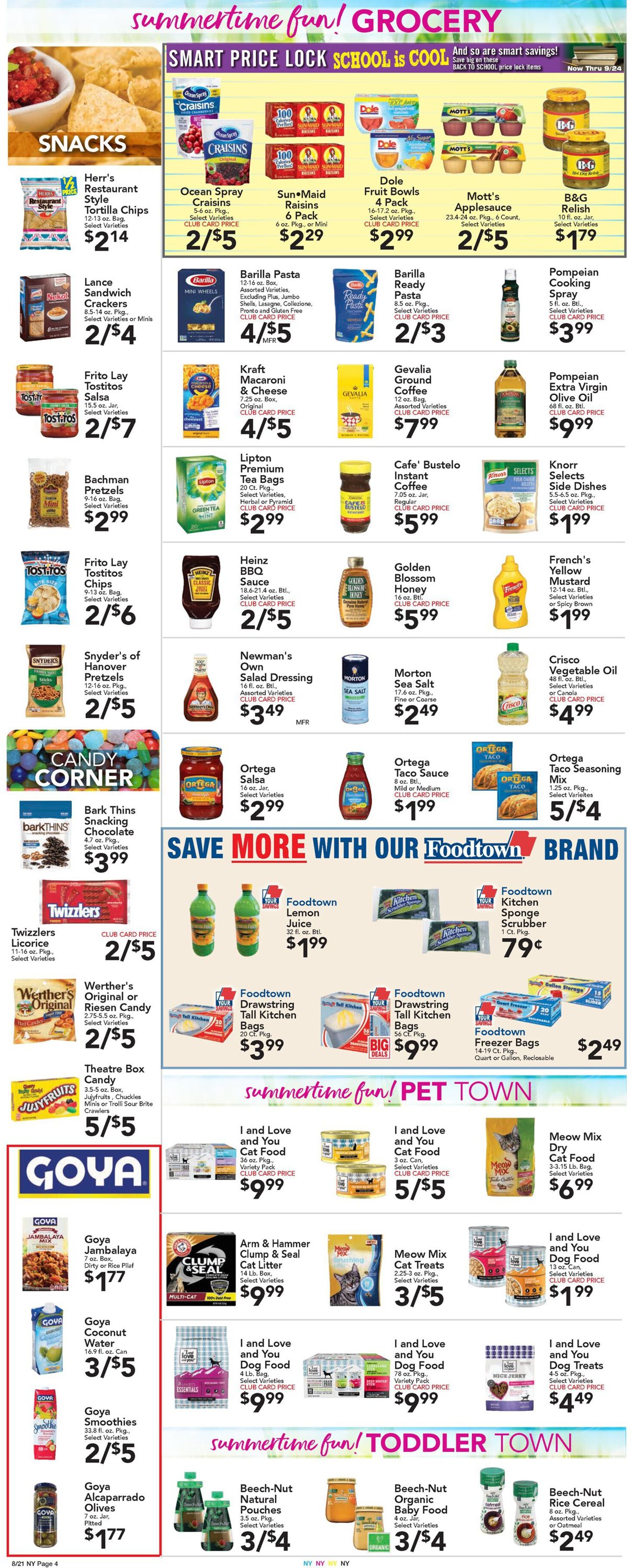 Foodtown Current weekly ad 08/21 - 08/27/2020 [6] - frequent-ads.com