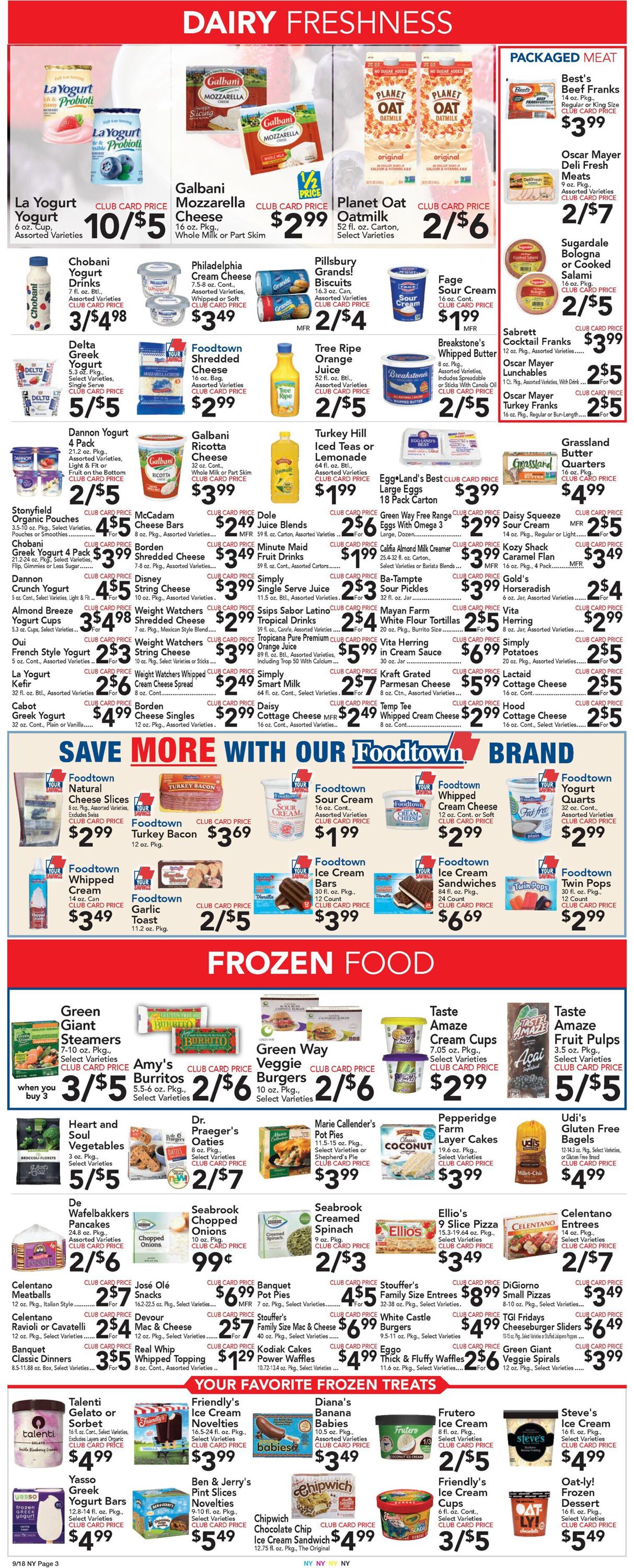 Catalogue Foodtown from 09/18/2020