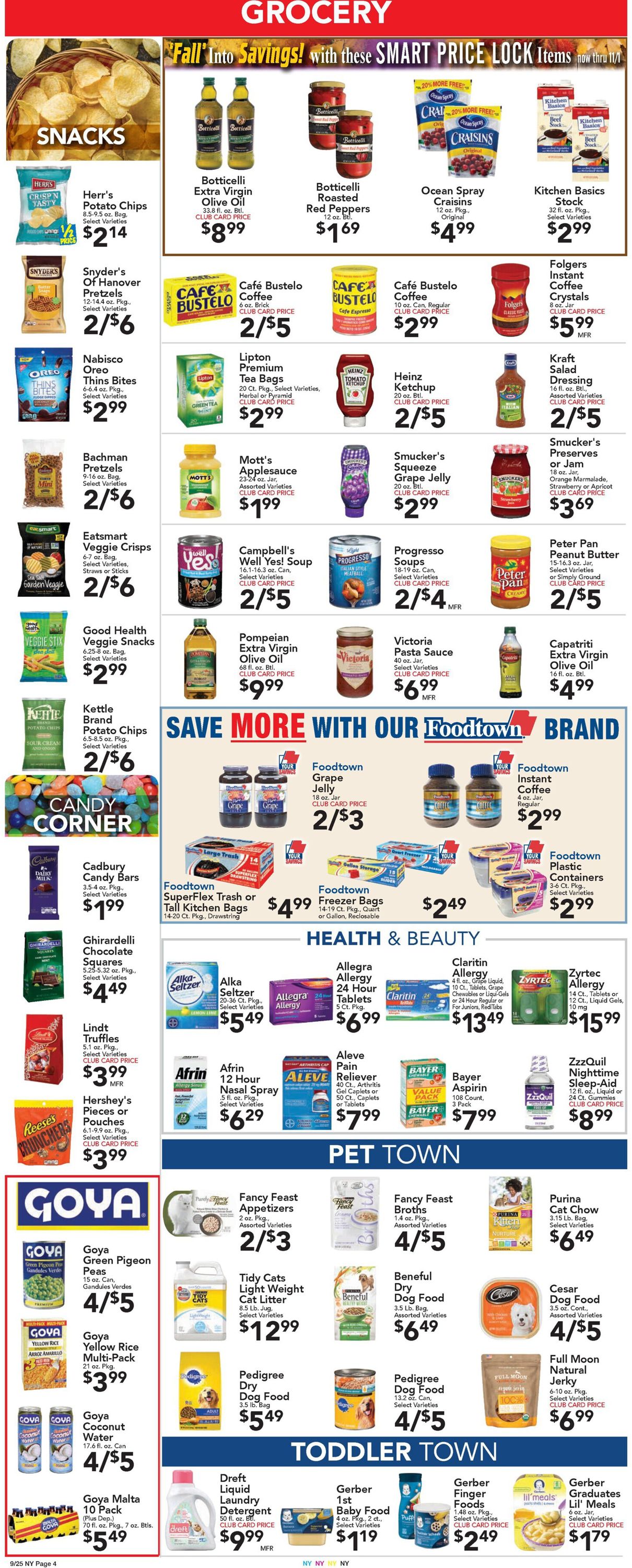Catalogue Foodtown from 09/25/2020