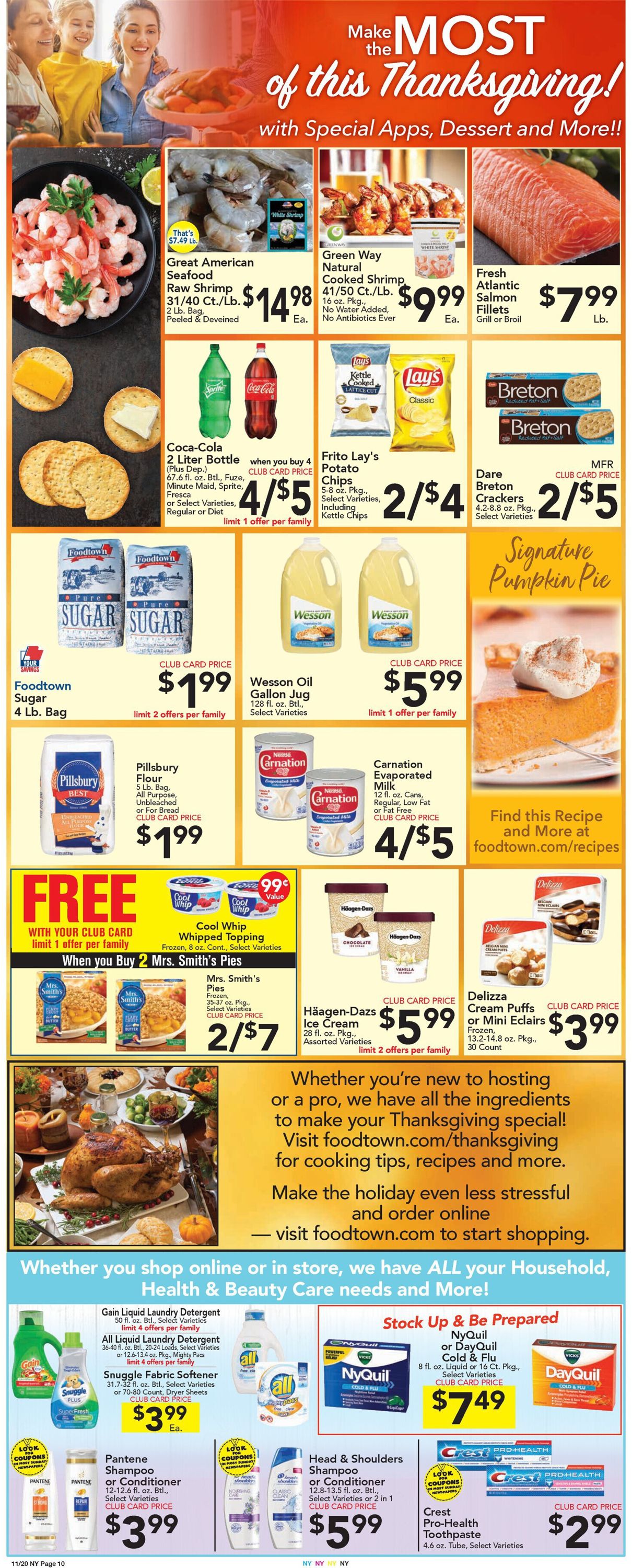 Catalogue Foodtown - Thanksgiving Ad 2020 from 11/20/2020