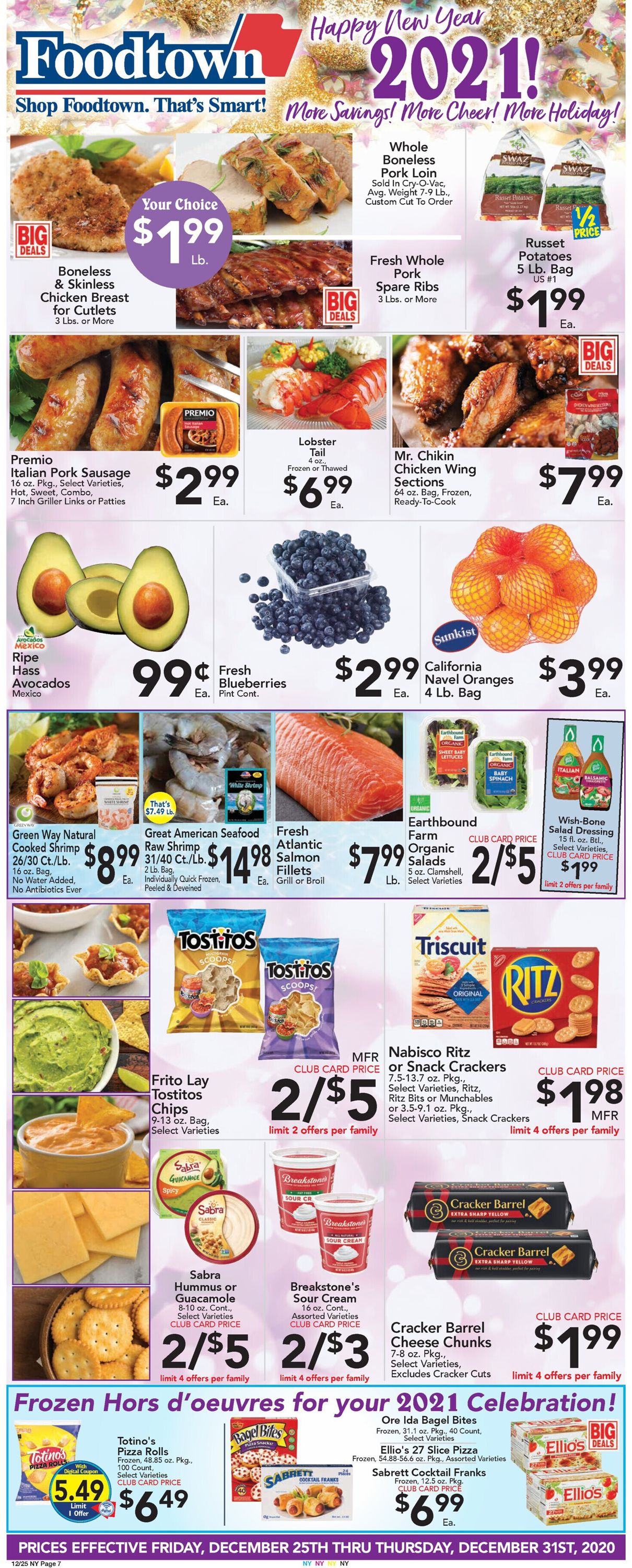 Catalogue Foodtown from 12/25/2020