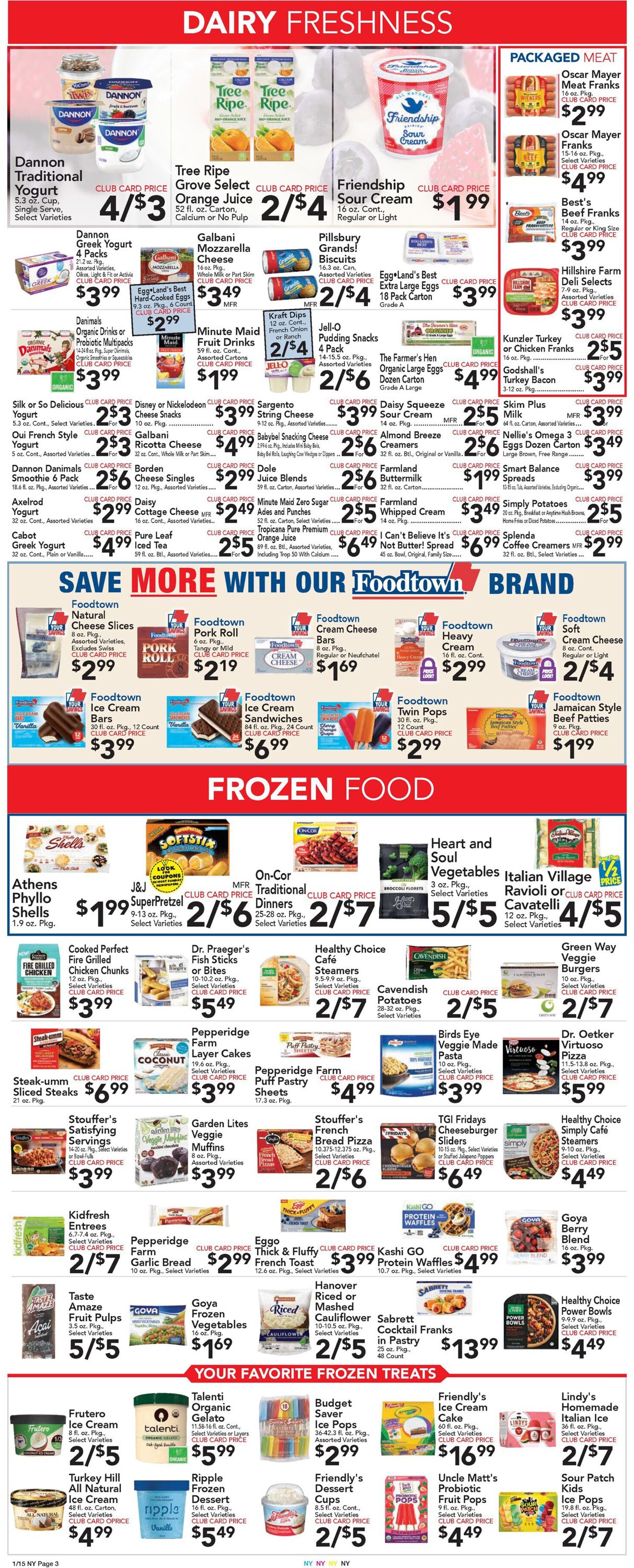 Catalogue Foodtown from 01/15/2021