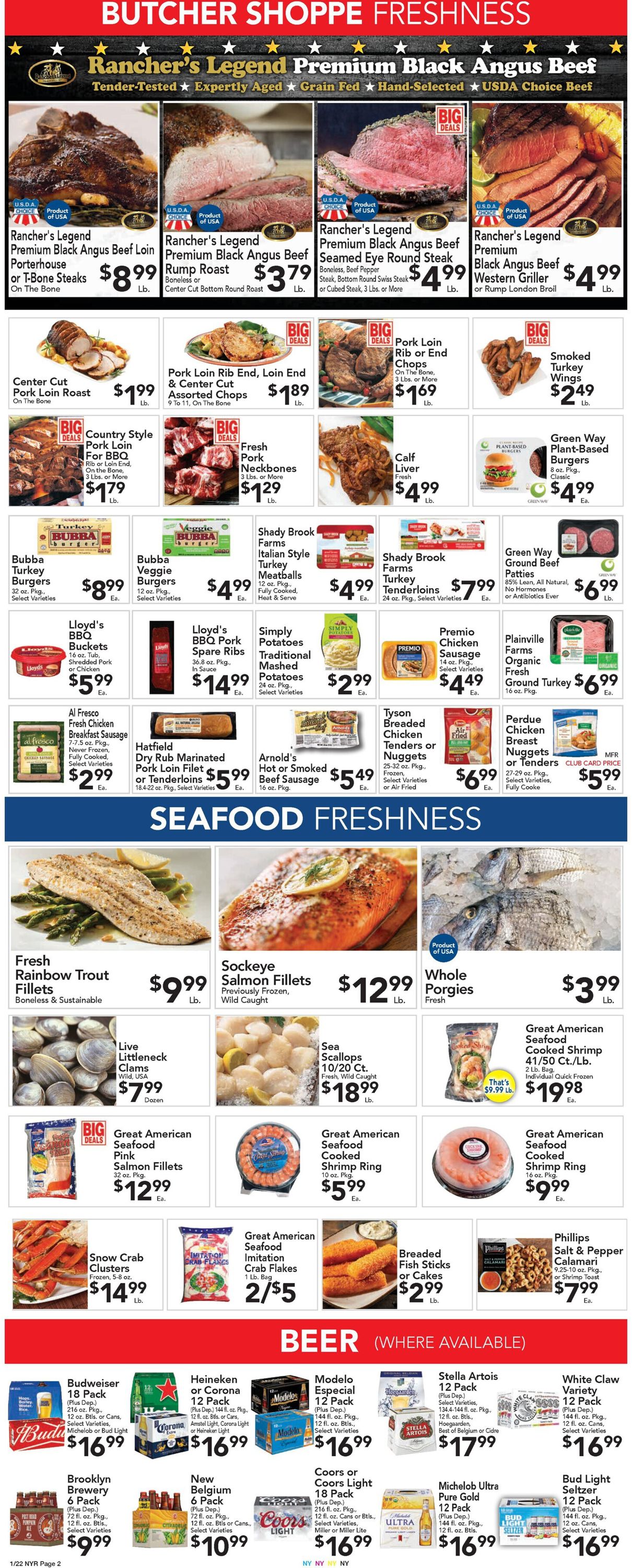 Catalogue Foodtown from 01/22/2021