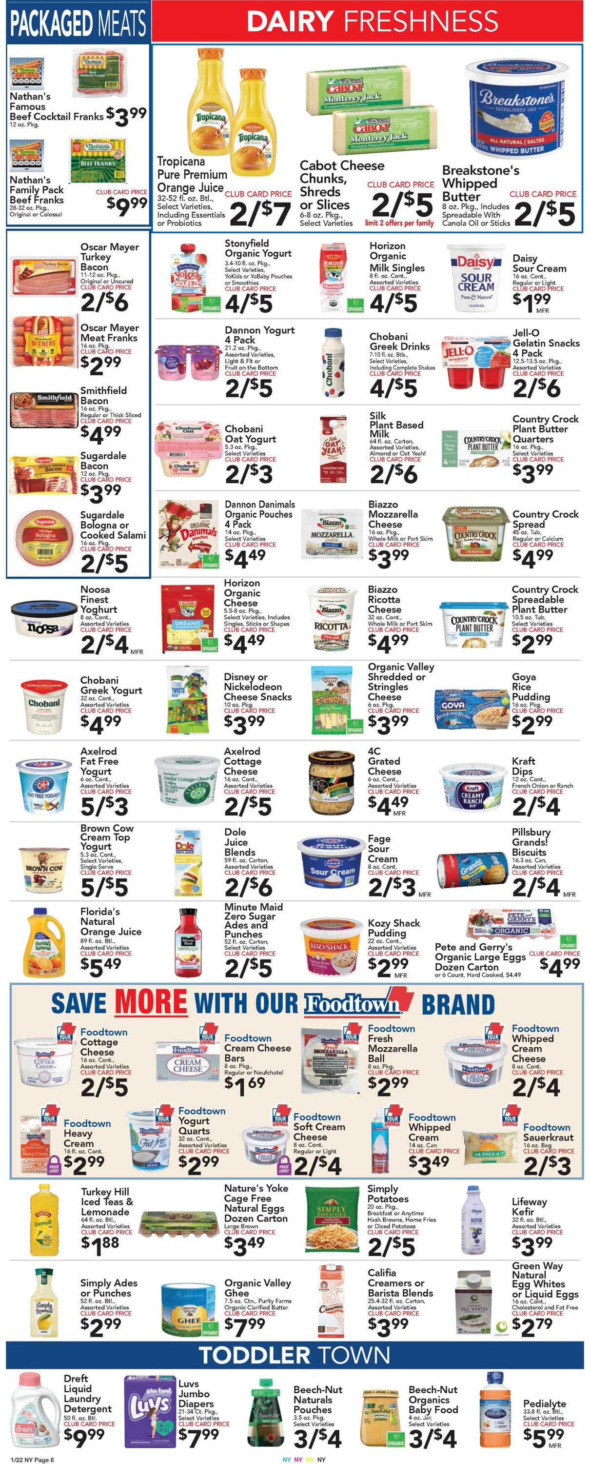 Catalogue Foodtown from 01/22/2021
