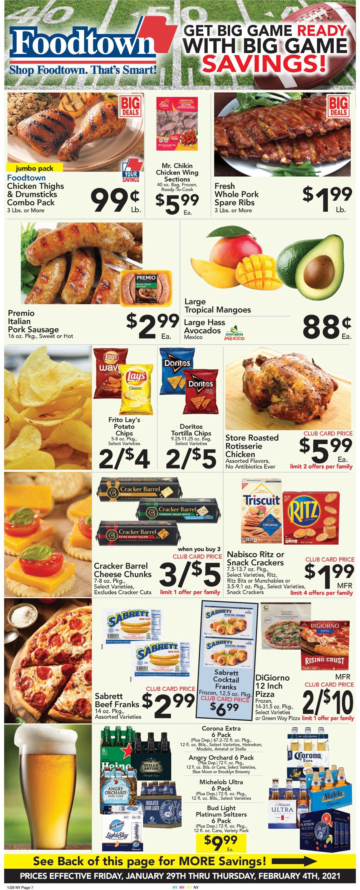 Catalogue Foodtown from 01/29/2021
