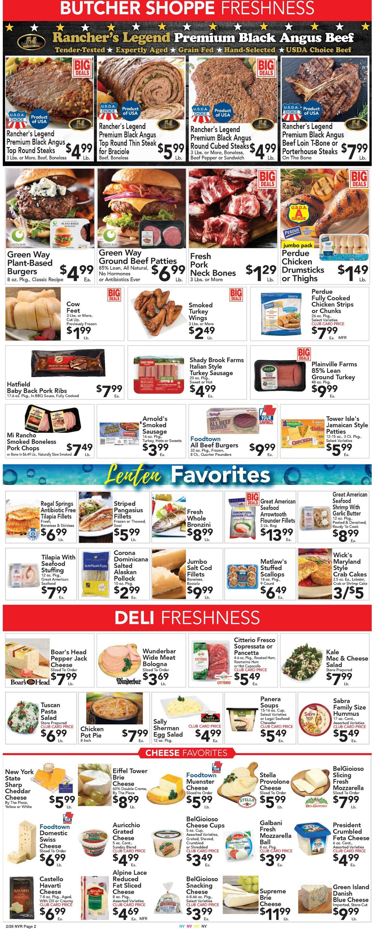 Catalogue Foodtown from 02/26/2021