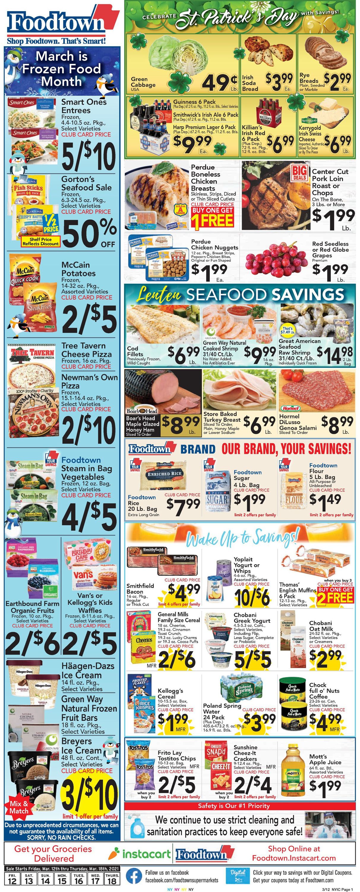 Catalogue Foodtown from 03/12/2021