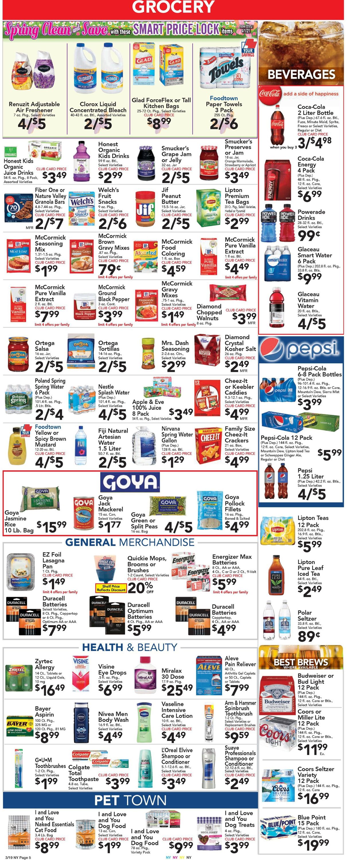 Catalogue Foodtown from 03/19/2021