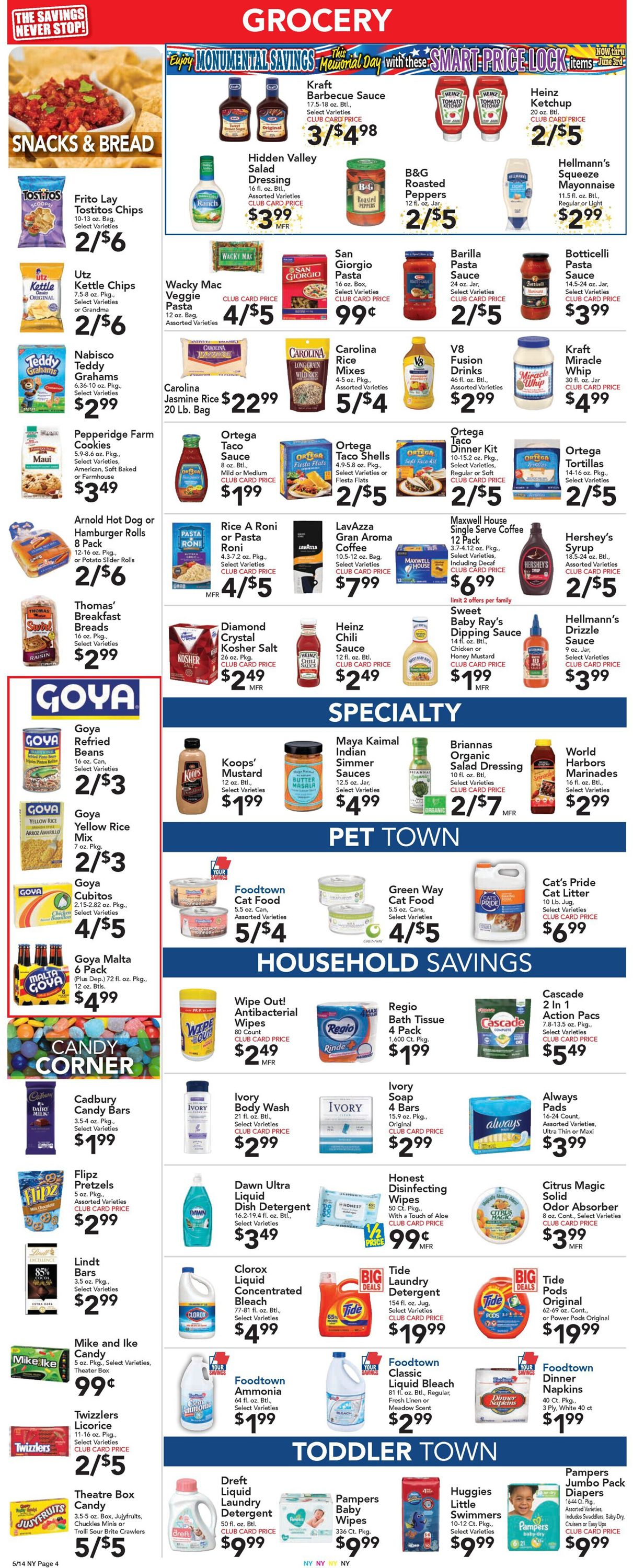 Catalogue Foodtown from 05/14/2021