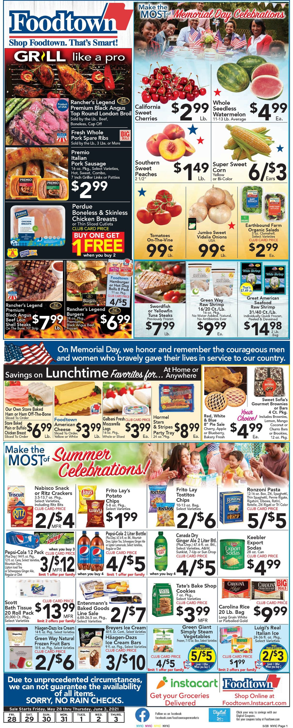 Catalogue Foodtown from 05/28/2021