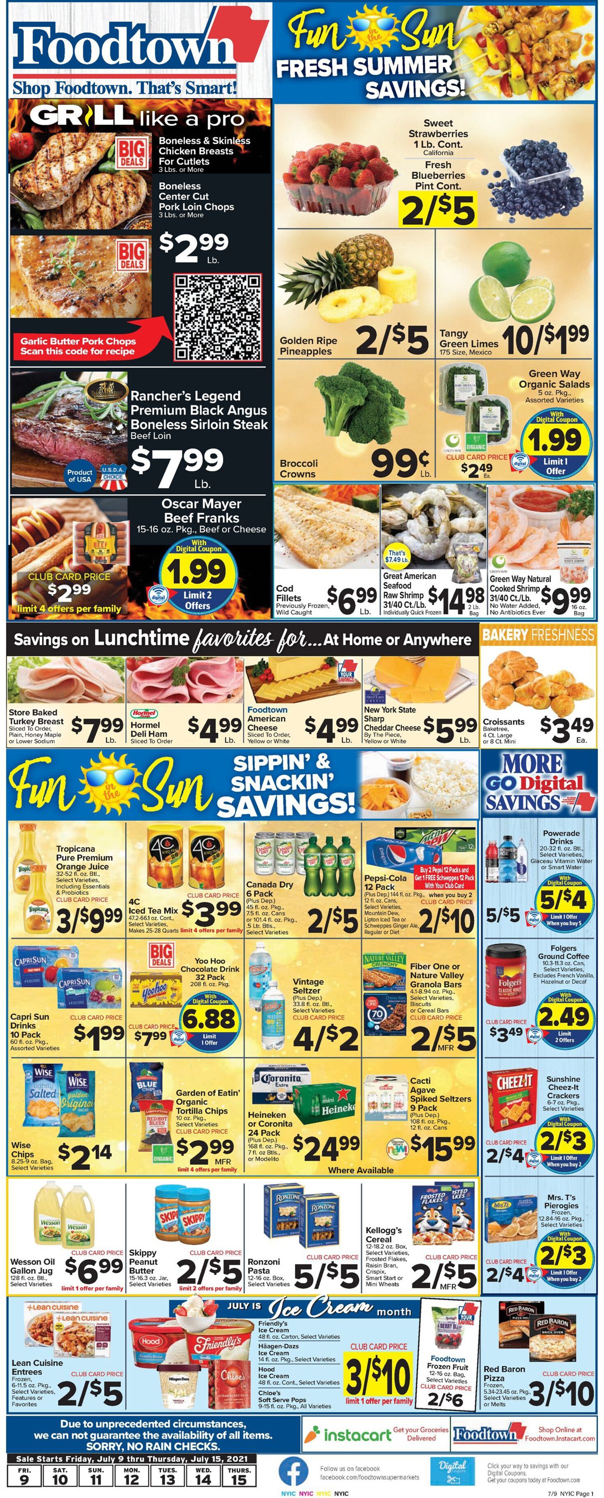 Catalogue Foodtown from 07/09/2021