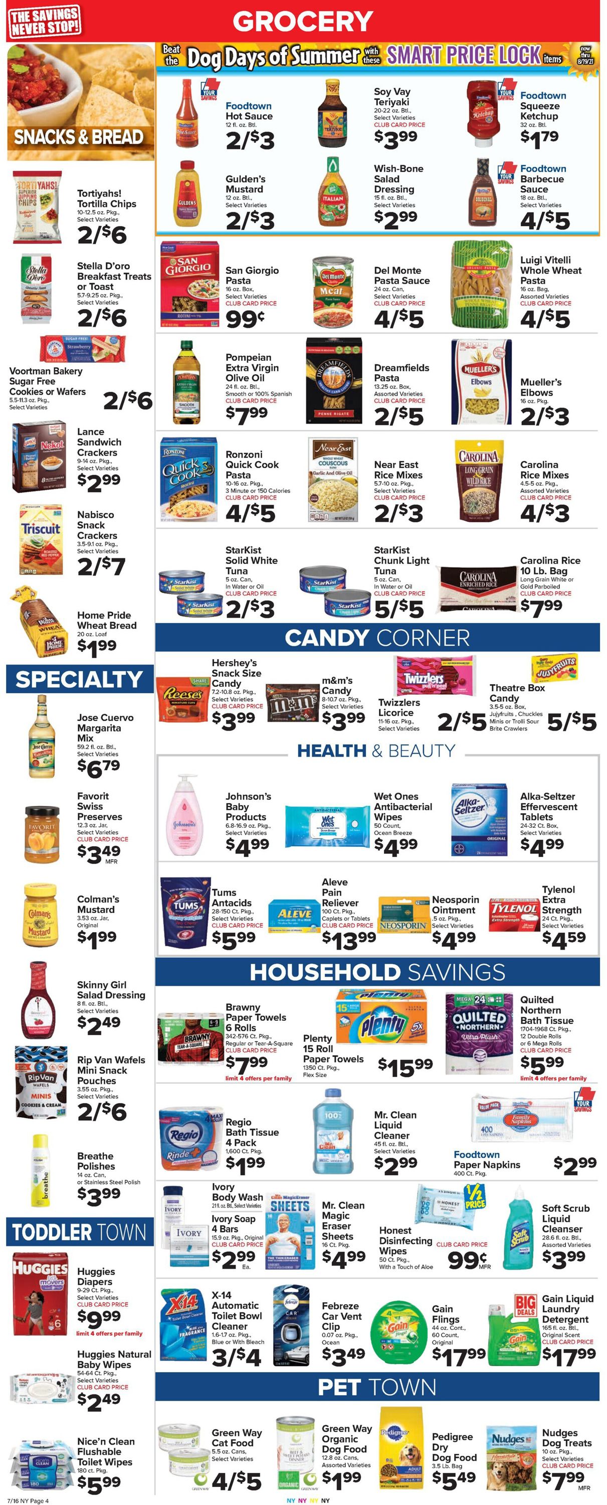Catalogue Foodtown from 07/16/2021