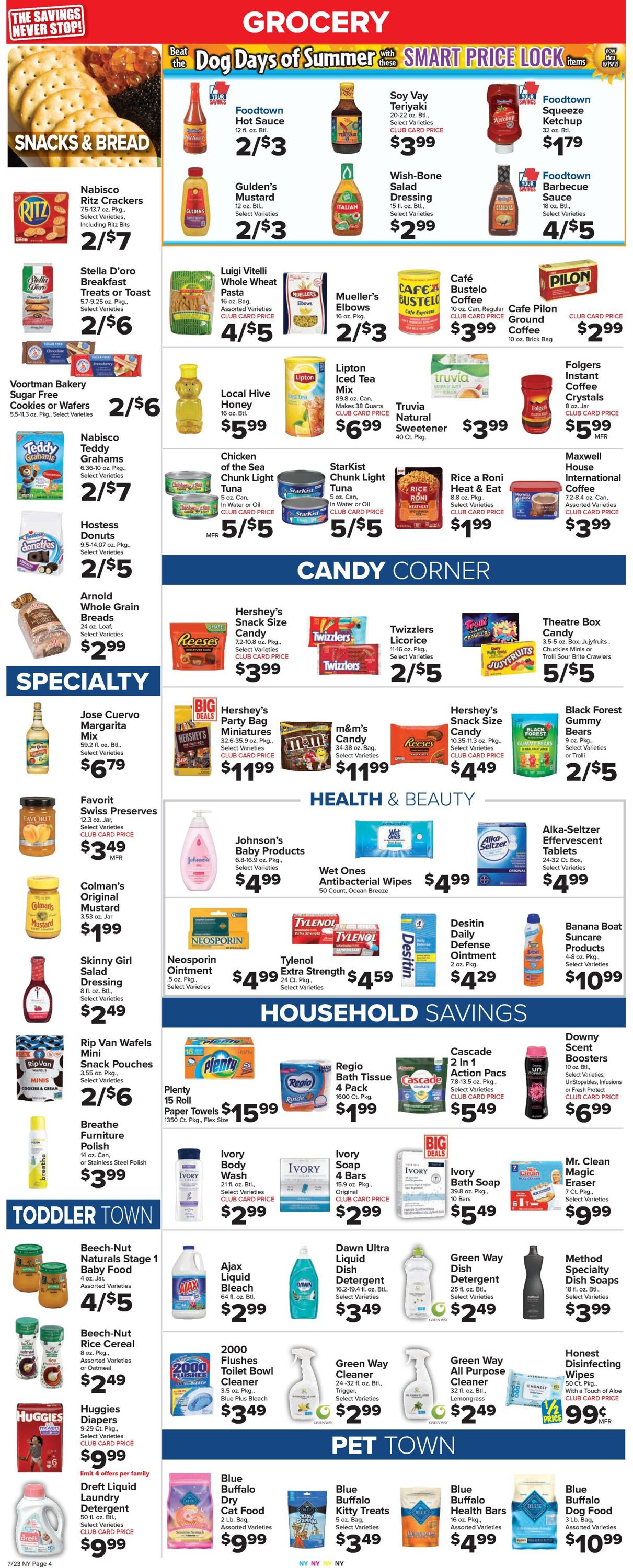 Catalogue Foodtown from 07/23/2021