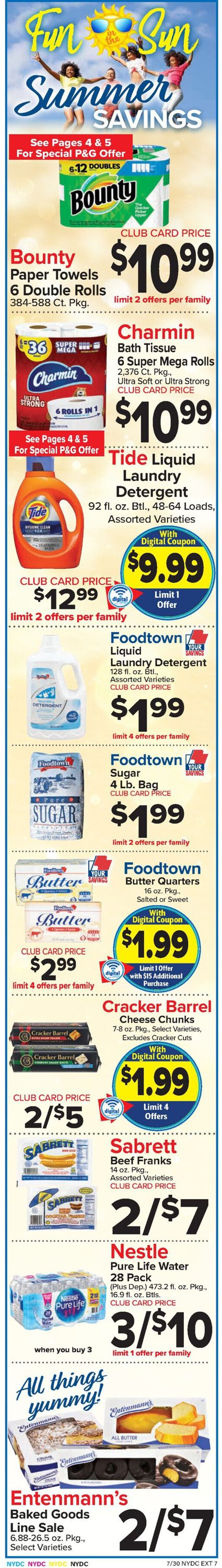 Catalogue Foodtown from 07/30/2021
